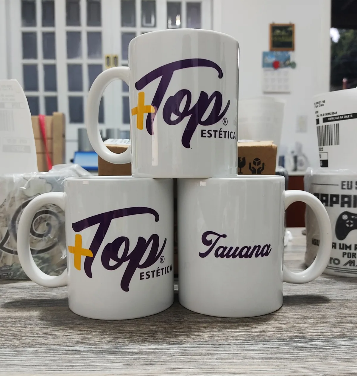 Canecas personalizadas para a equipe — Top Estética