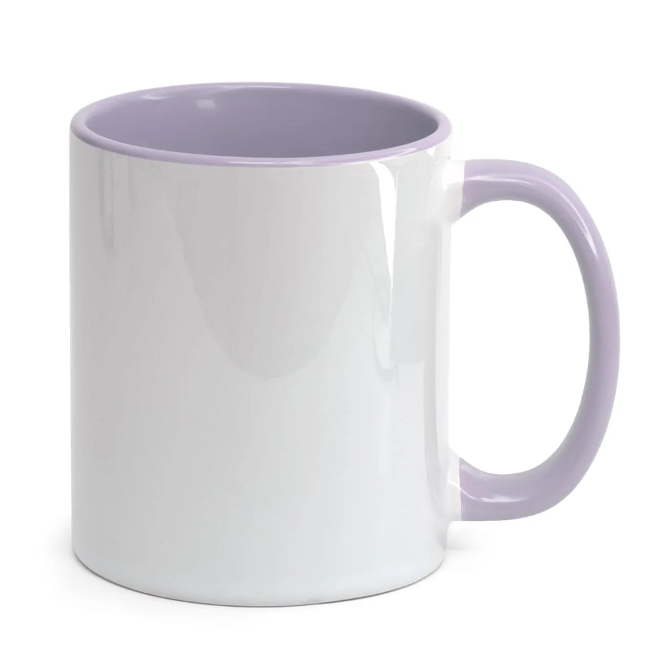 Caneca Alça e interior Lilás