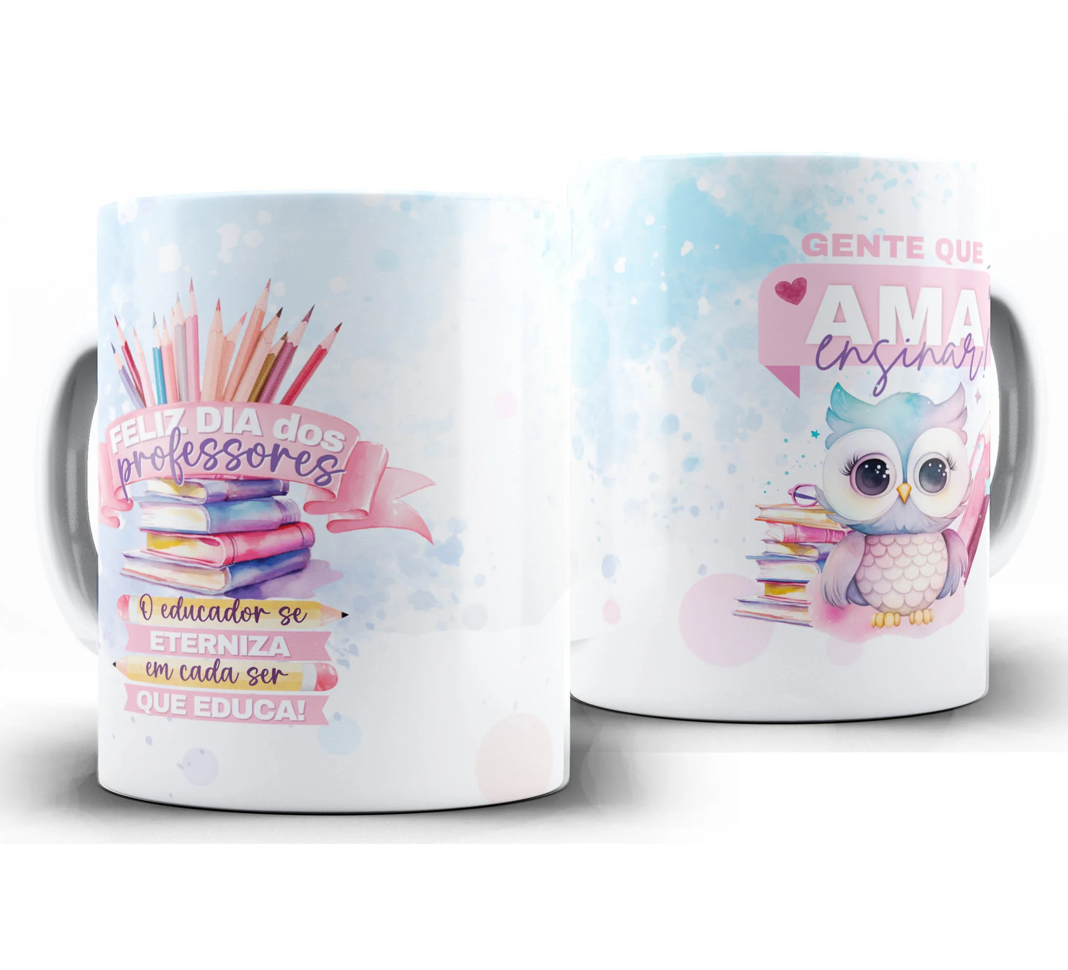 Caneca Personalizada Feliz Dia dos Professores — W20 — Feliz Dia dos Professores
