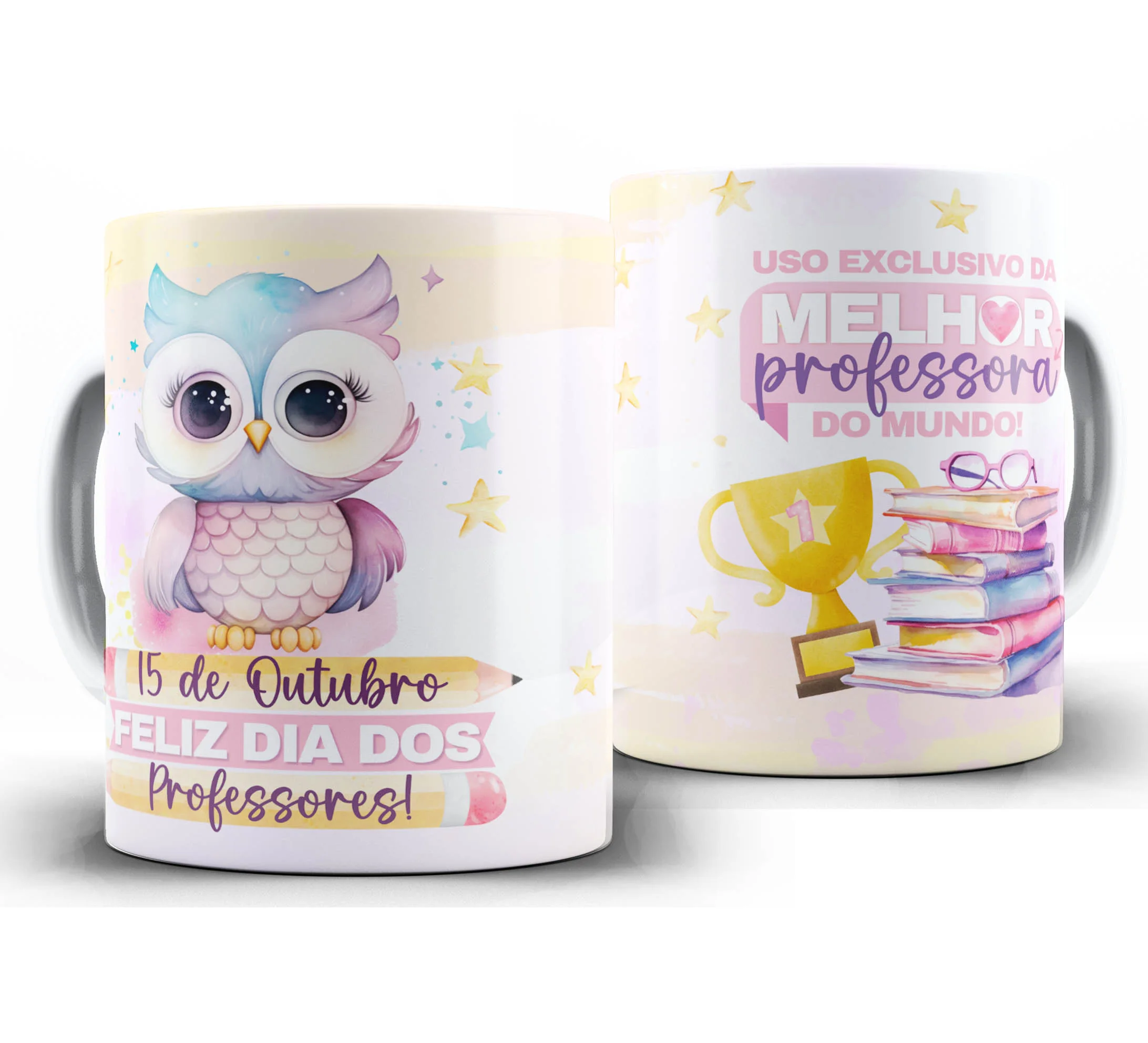 Caneca Personalizada Feliz Dia dos Professores — W24 — 15 de Outubro