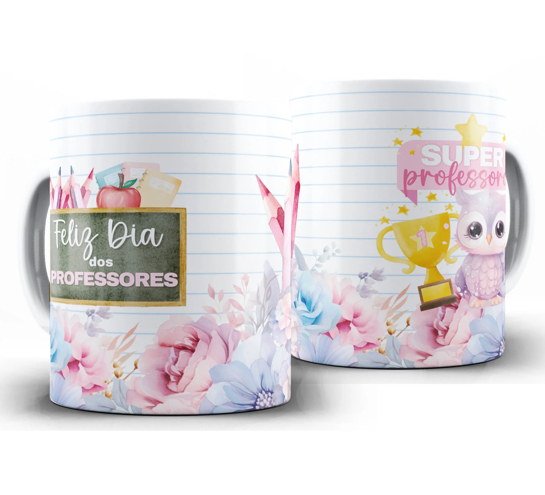 Caneca Personalizada Feliz Dia dos Professores — W25 — Feliz dia dos Professores