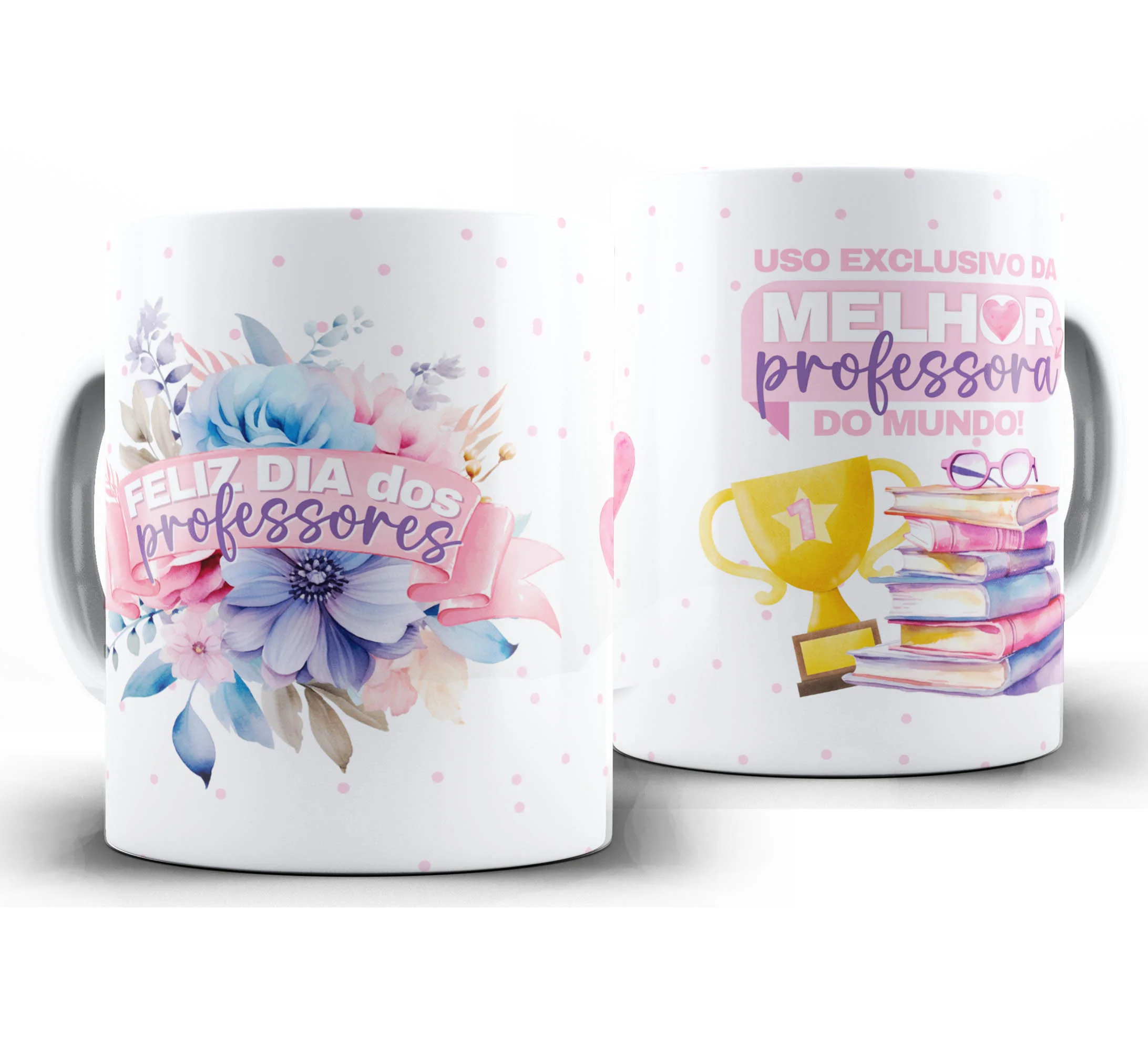 Caneca Personalizada Feliz Dia dos Professores — W27 — Feliz Dia dos Professores