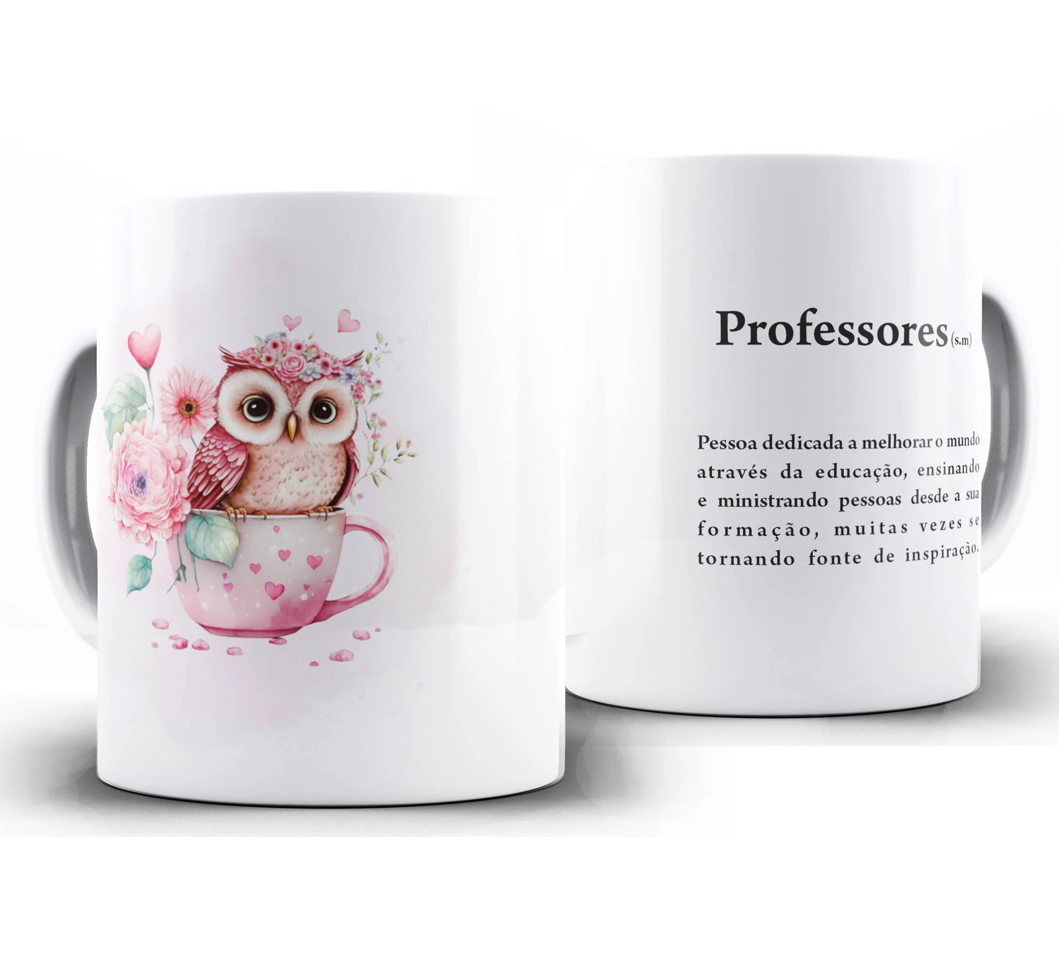 Caneca Personalizada Feliz Dia dos Professores — W64 — Professores