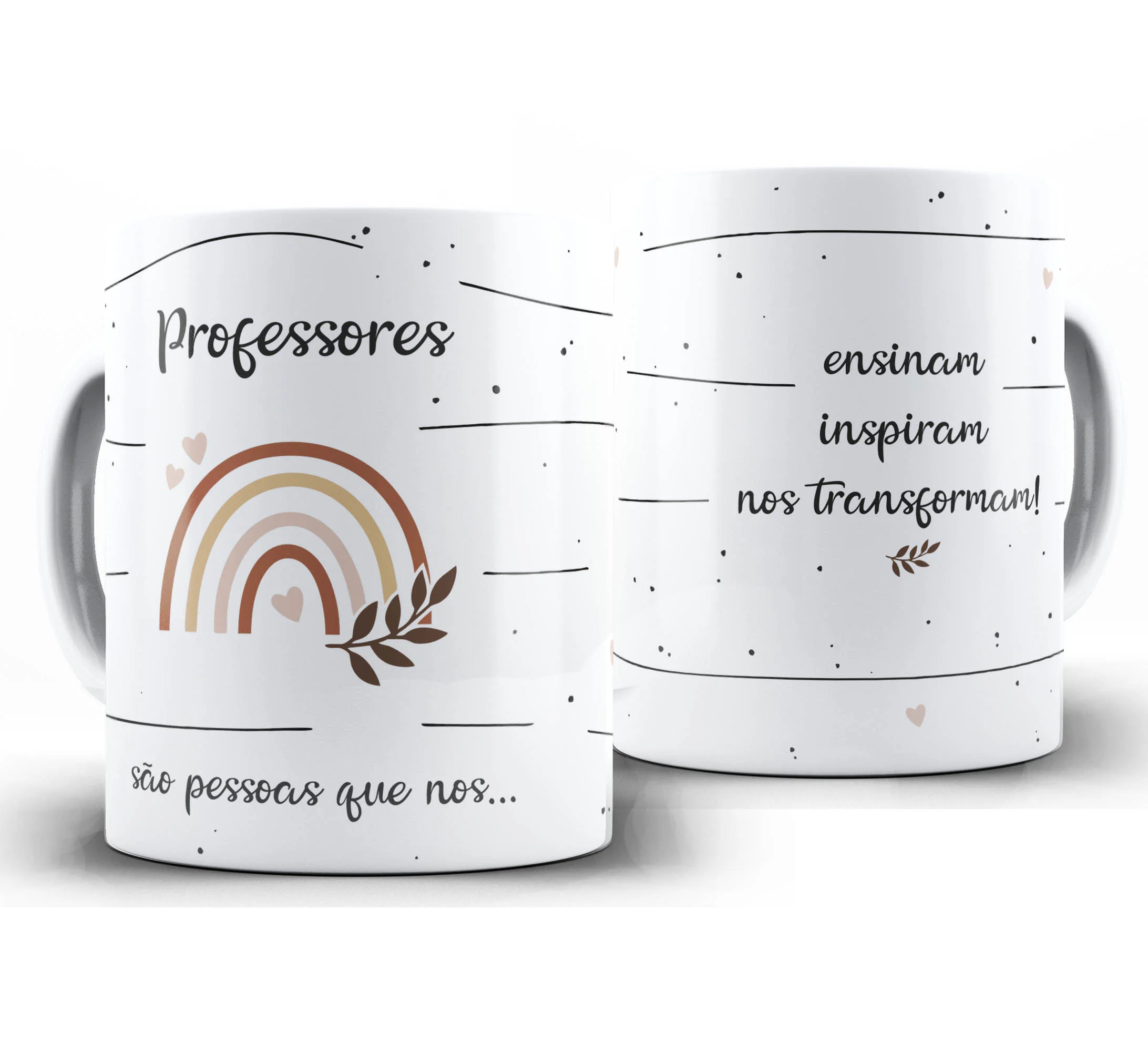 Caneca Personalizada Feliz Dia dos Professores — W69 — Professores