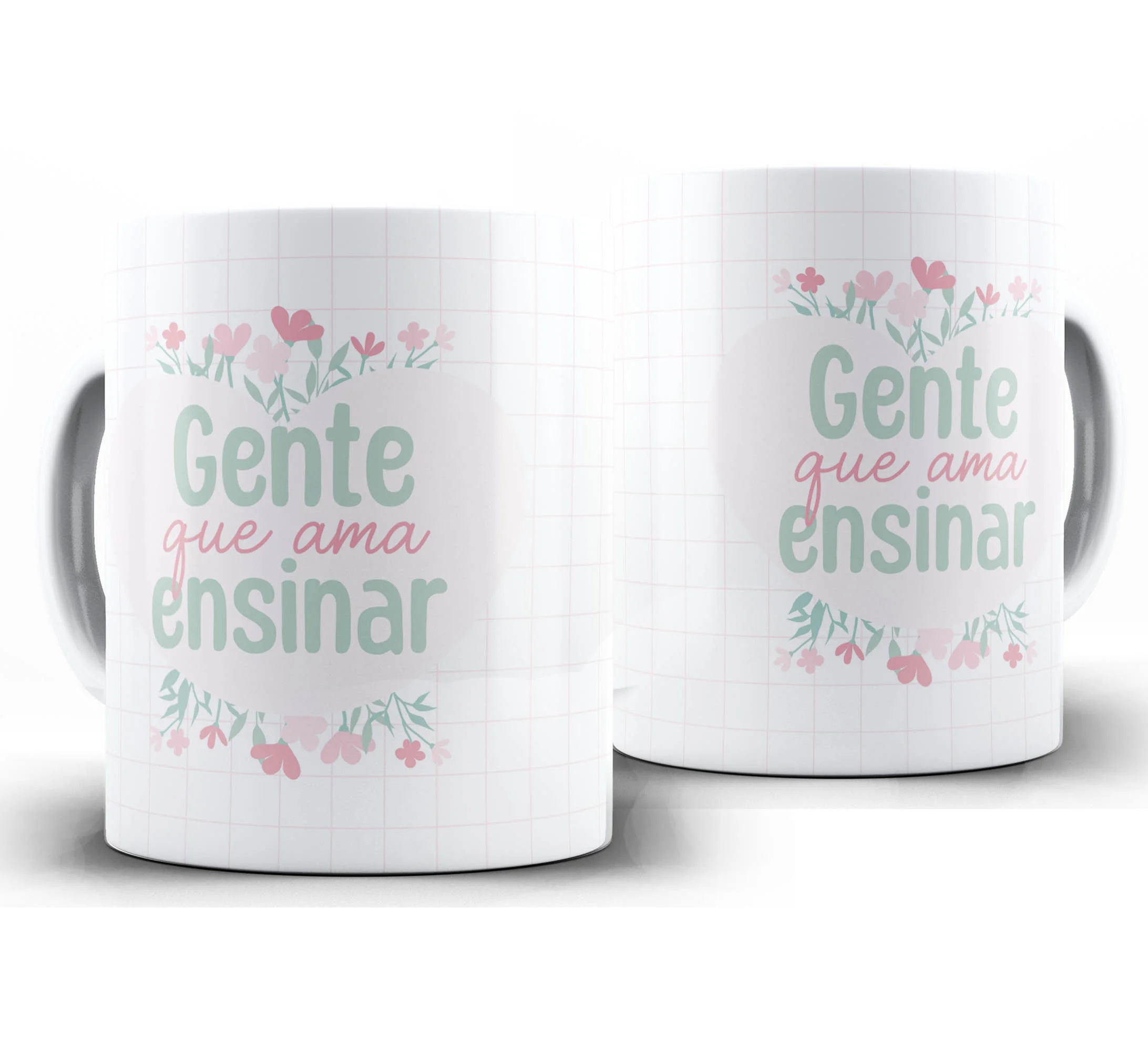 Caneca Personalizada Feliz Dia dos Professores — W89 — Gente que Ama Ensinar