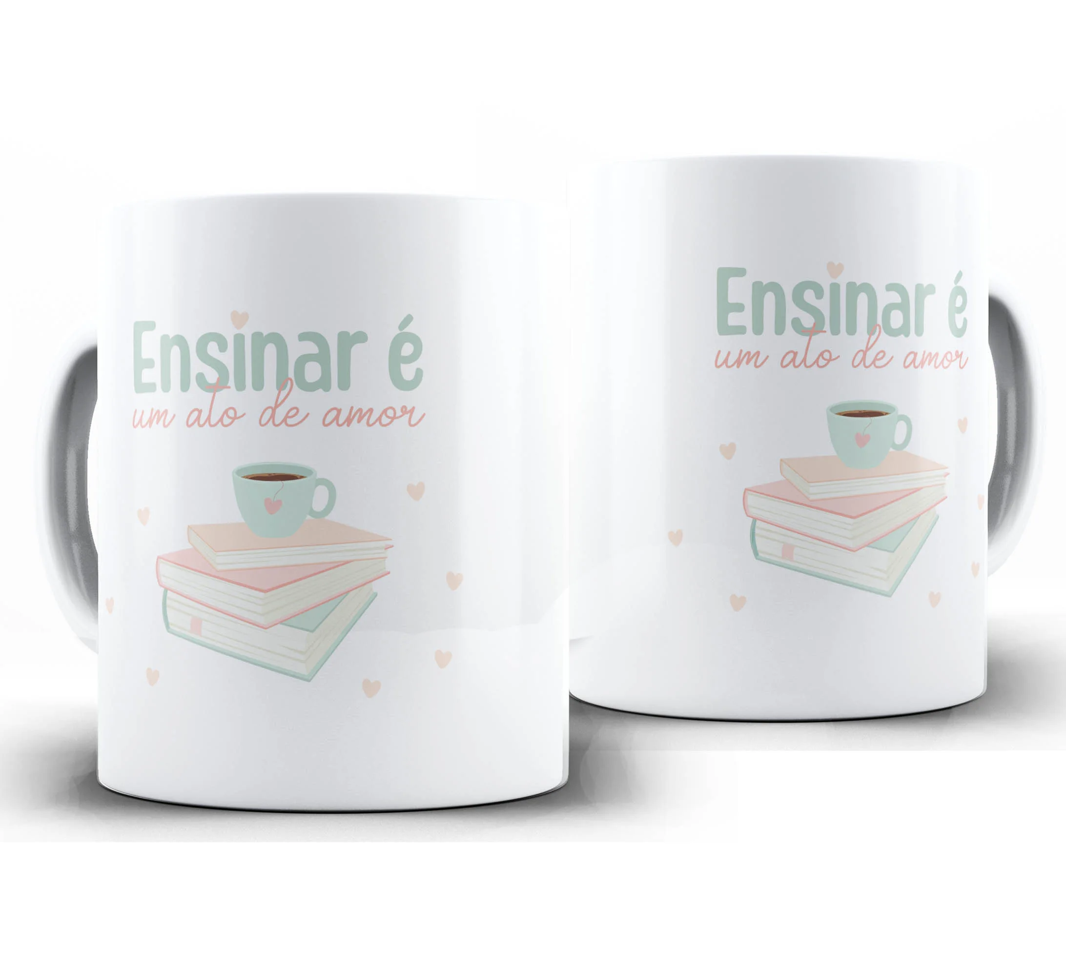 Caneca Personalizada Feliz Dia dos Professores — W93 — Ensinar é