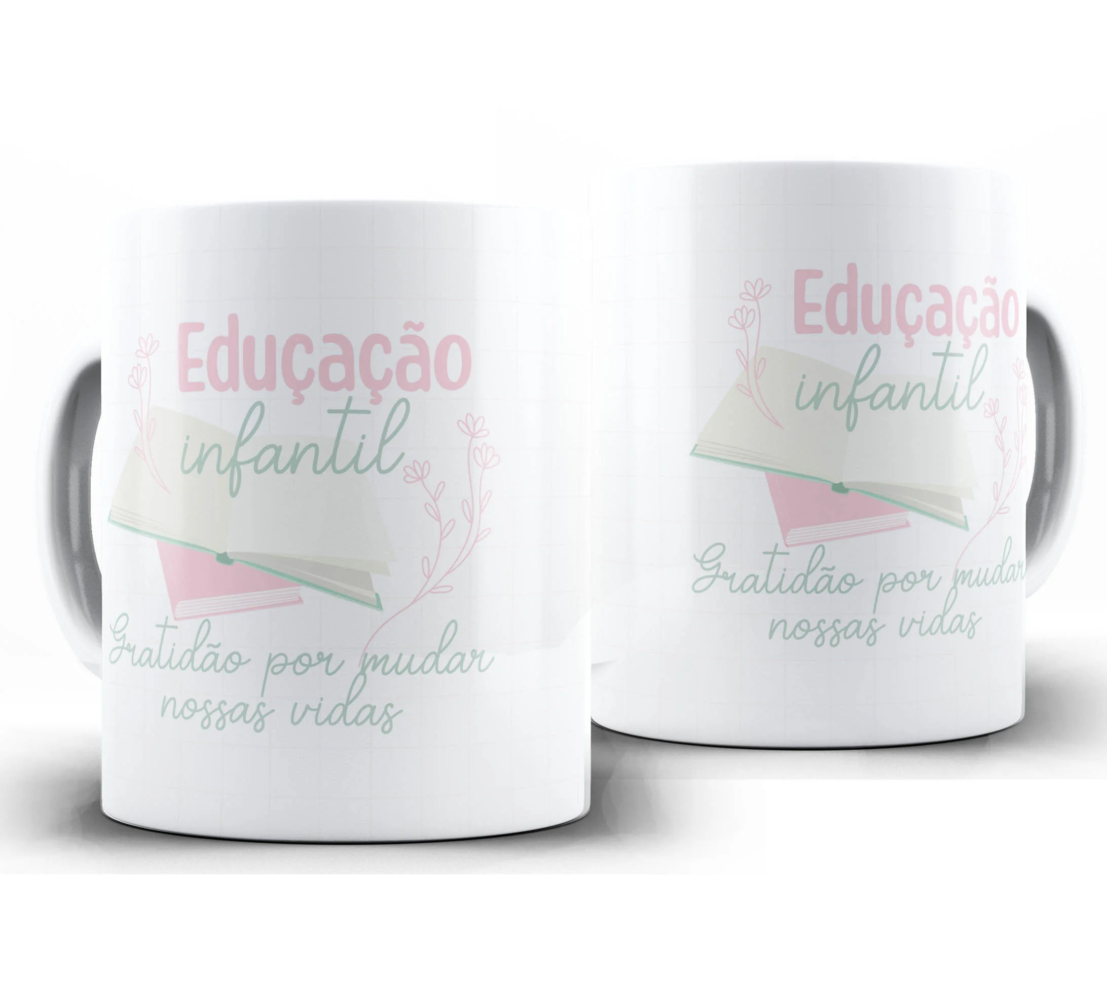 Caneca Personalizada Feliz Dia dos Professores — W94 — Educação Infantil