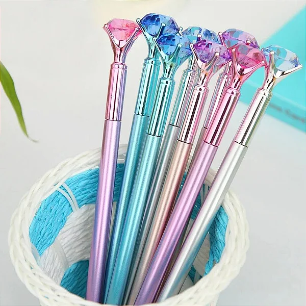 Caneta Esferográfica Diamante cores