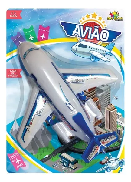 Avião Fricção Pullback  - AT Presentes São Paulo