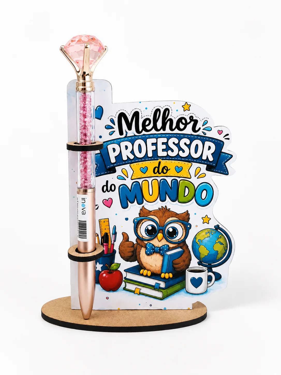 Porta Caneta Melhor Professor do Mundo  Lembrança Dia dos Professores — Melhor professor do mundo
