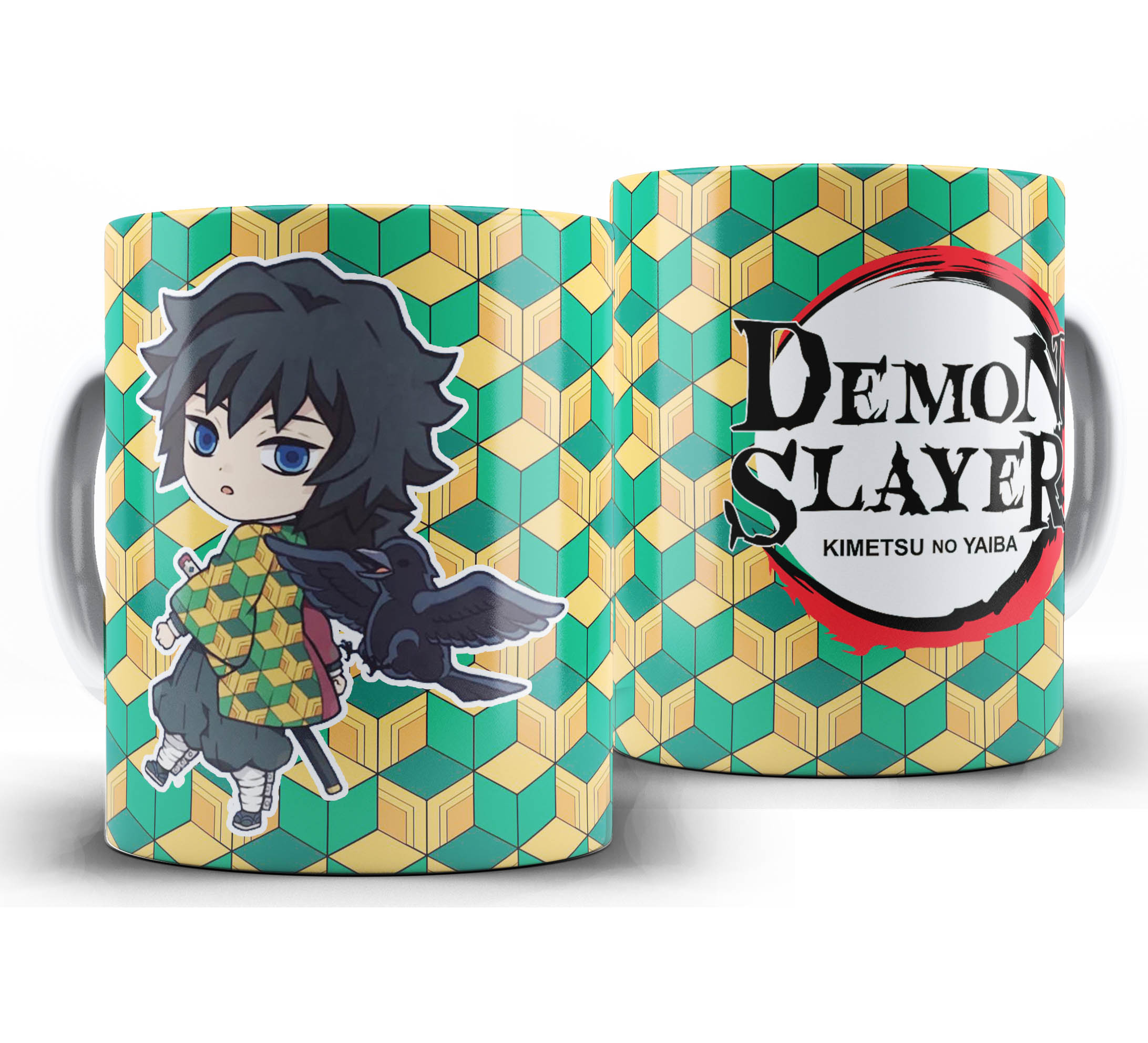 Caneca Anime - Demon Slayer Kimetsu no Yaiba Chibi - Giyu Tomioka #1