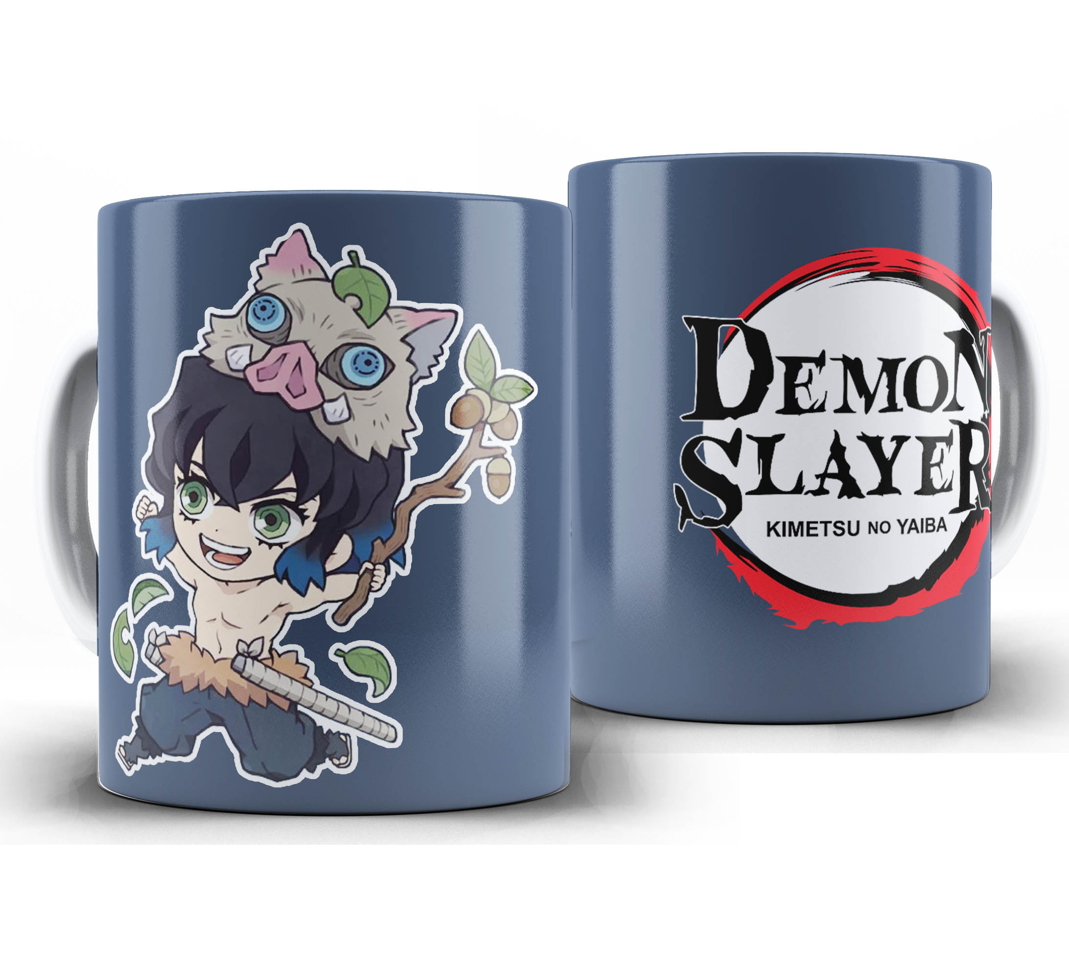 Caneca Anime - Demon Slayer Kimetsu no Yaiba Chibi - Inosuke Hashibira #1