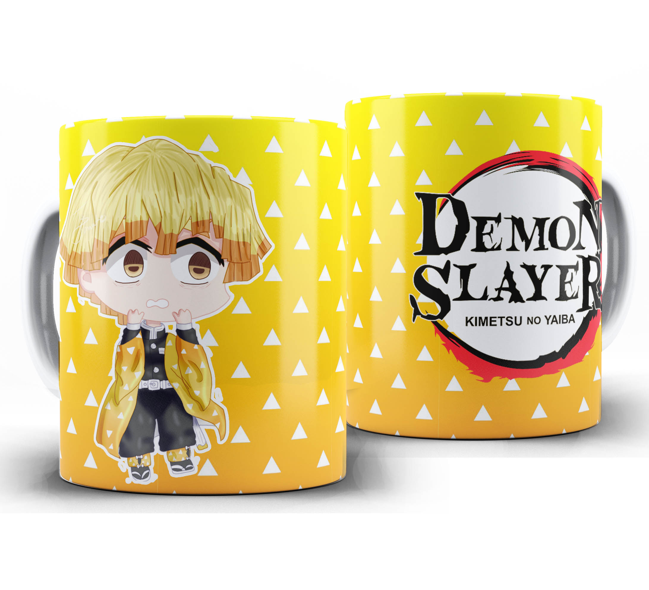 Caneca Anime - Demon Slayer Kimetsu no Yaiba Chibi - Zenitsu Agatsuma #2