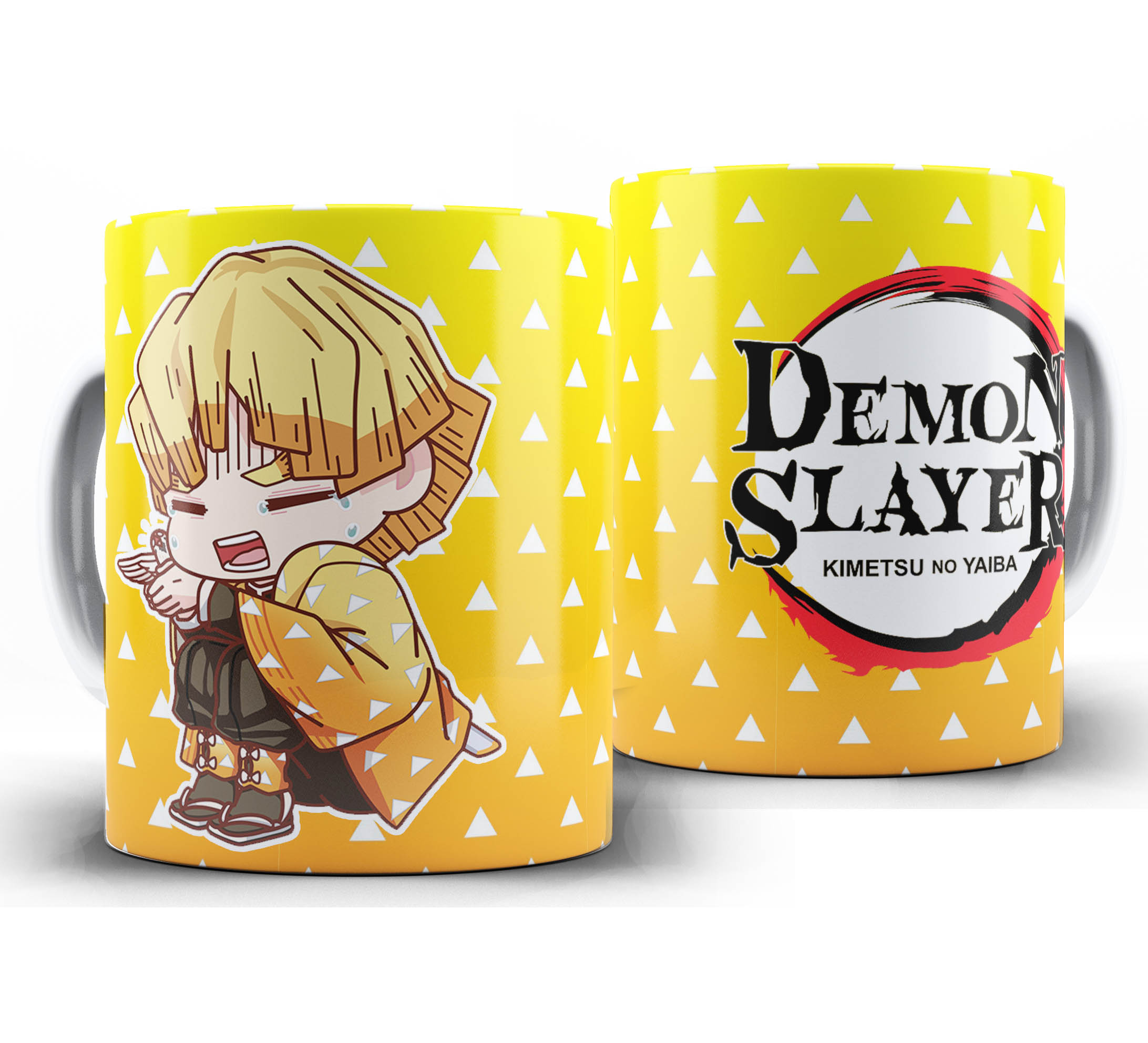Caneca Anime - Demon Slayer Kimetsu no Yaiba Chibi - Zenitsu Agatsuma #3