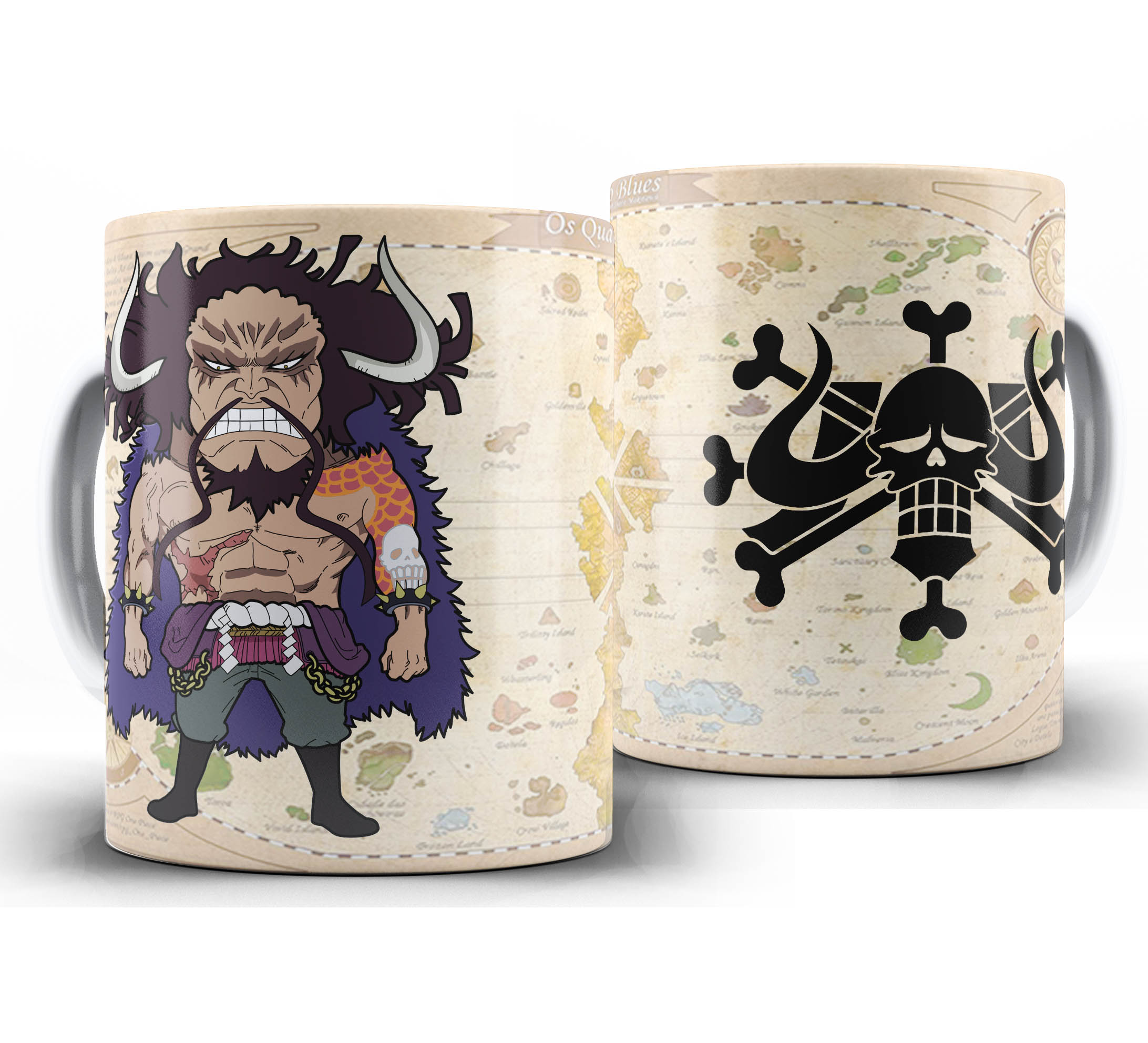 Caneca Anime - One Piece Chibi - Kaidou
