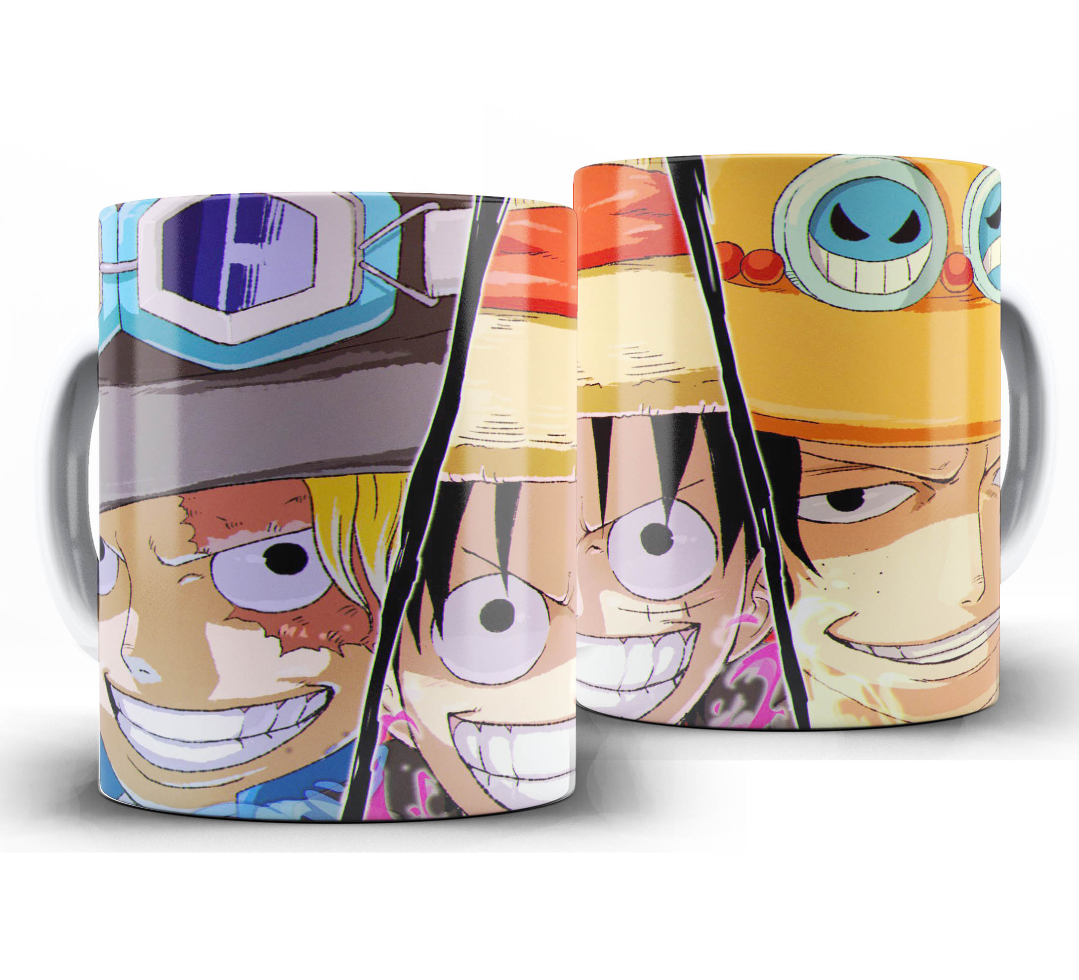 Caneca Anime - One Piece W13 - Luffy Sabo Ace