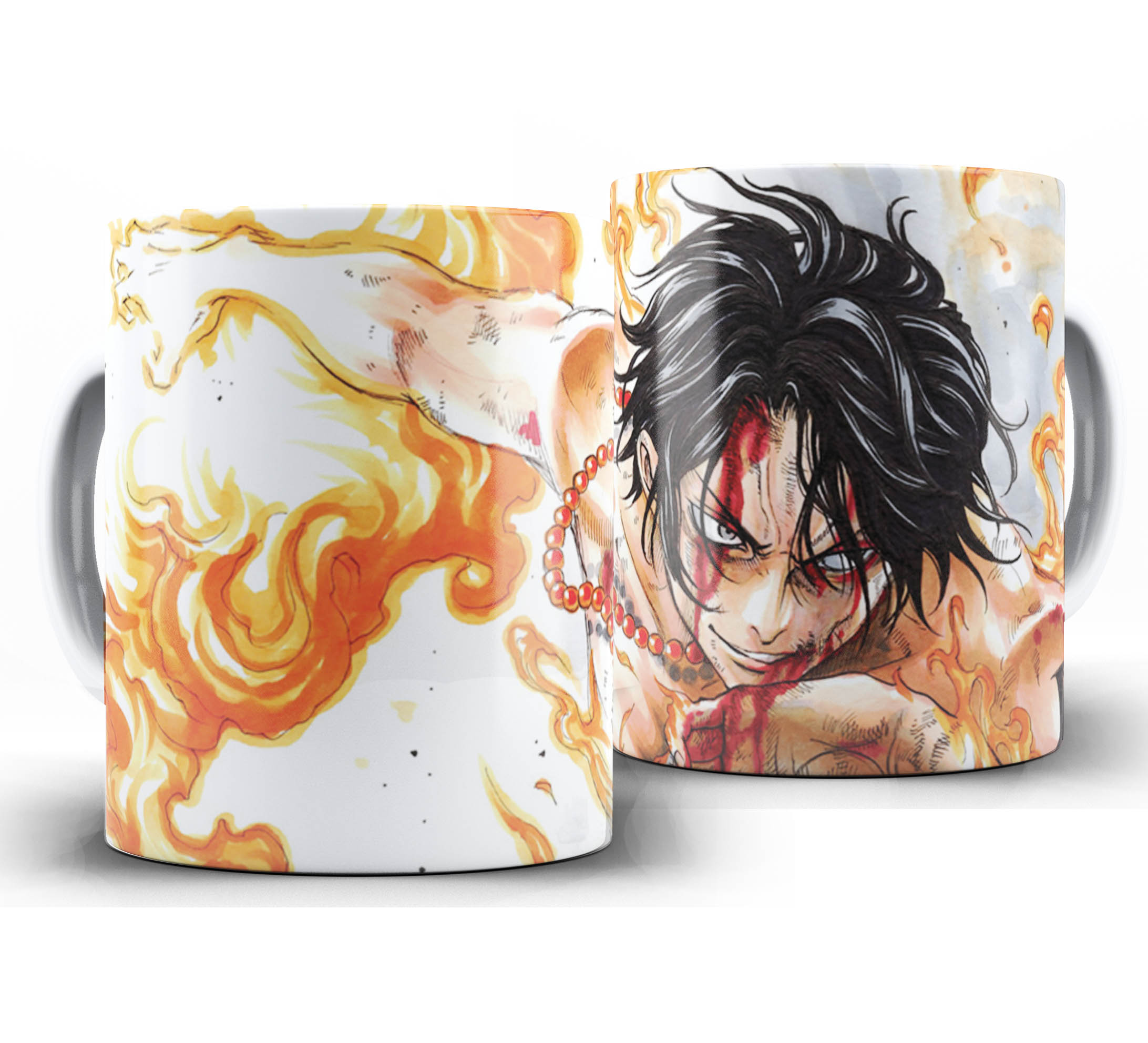 Caneca Anime - One Piece W2 - Ace #1