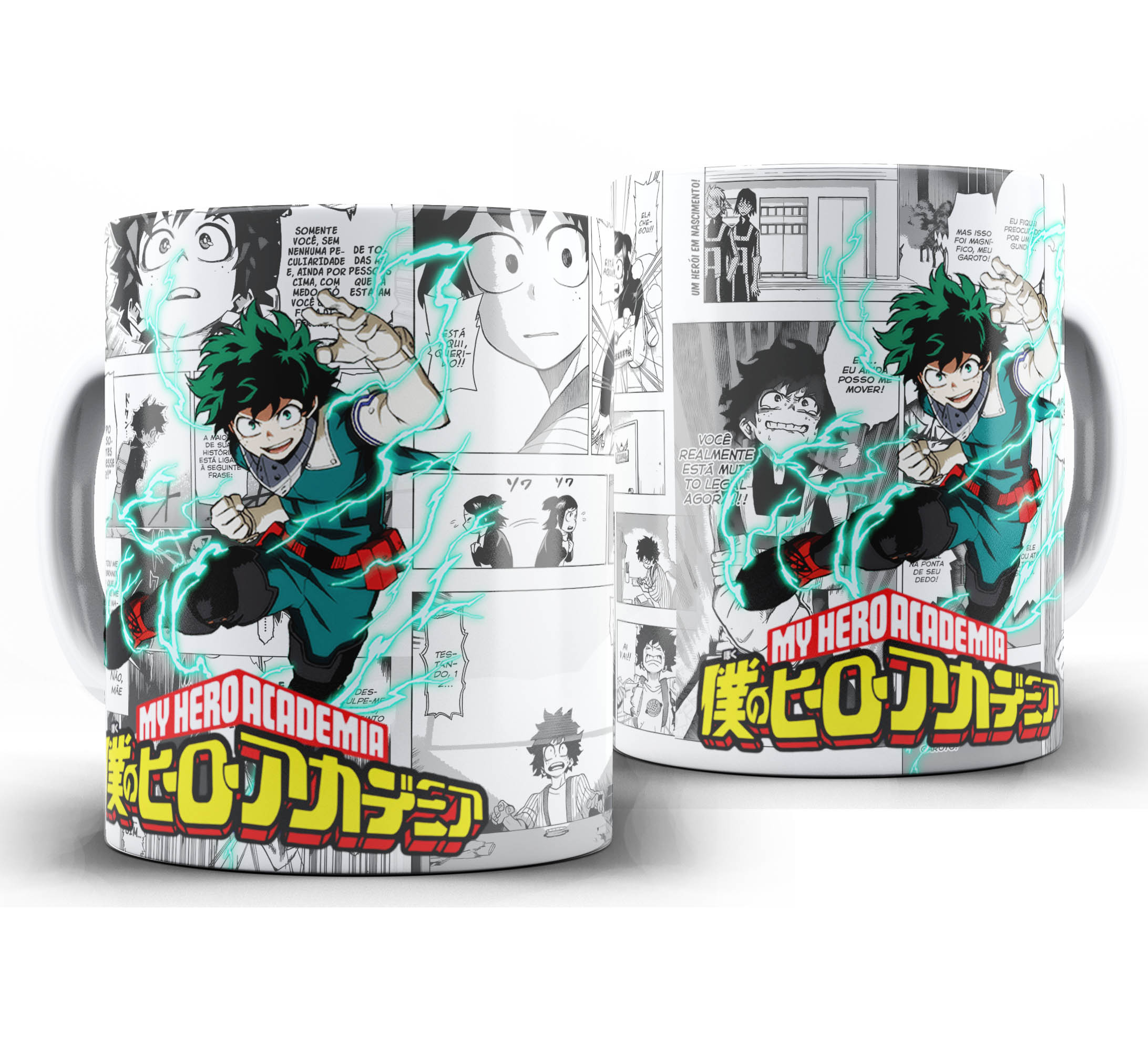 Caneca Anime Mangá - Boku no Hero Academia - Midoriya #1