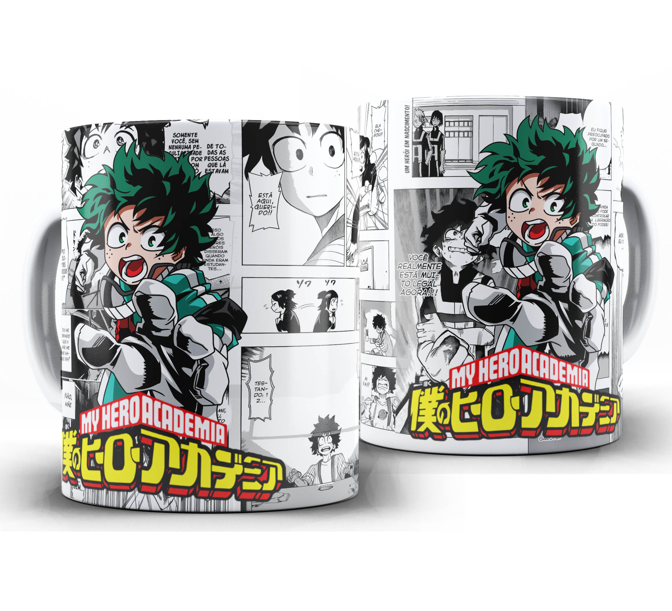 Caneca Anime Mangá - Boku no Hero Academia - Midoriya #3