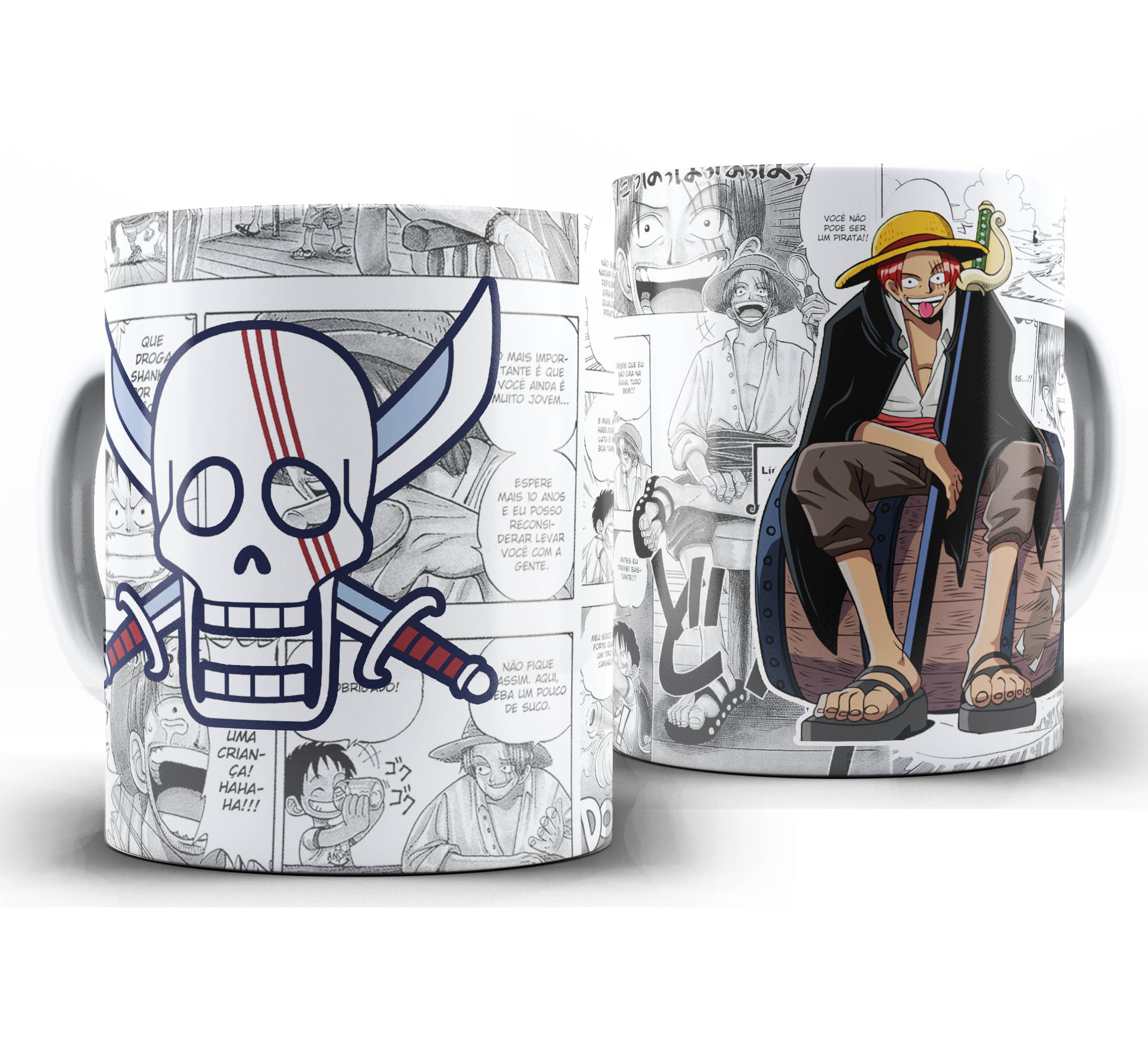 Caneca Anime Mangá - One Piece - Shanks #1