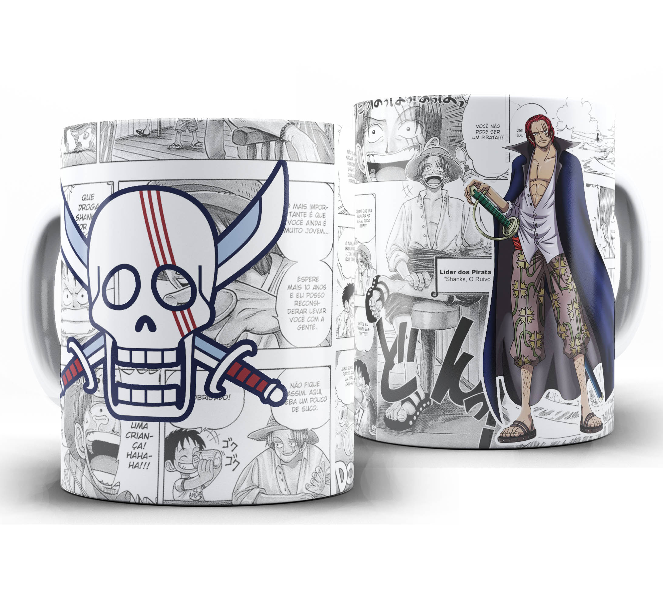 Caneca Anime Mangá - One Piece - Shanks #2