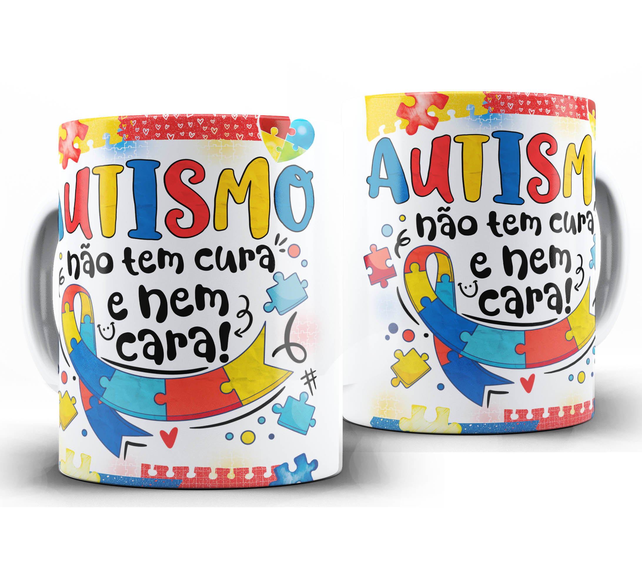 Caneca Autismo - Autismo não tem cara A2