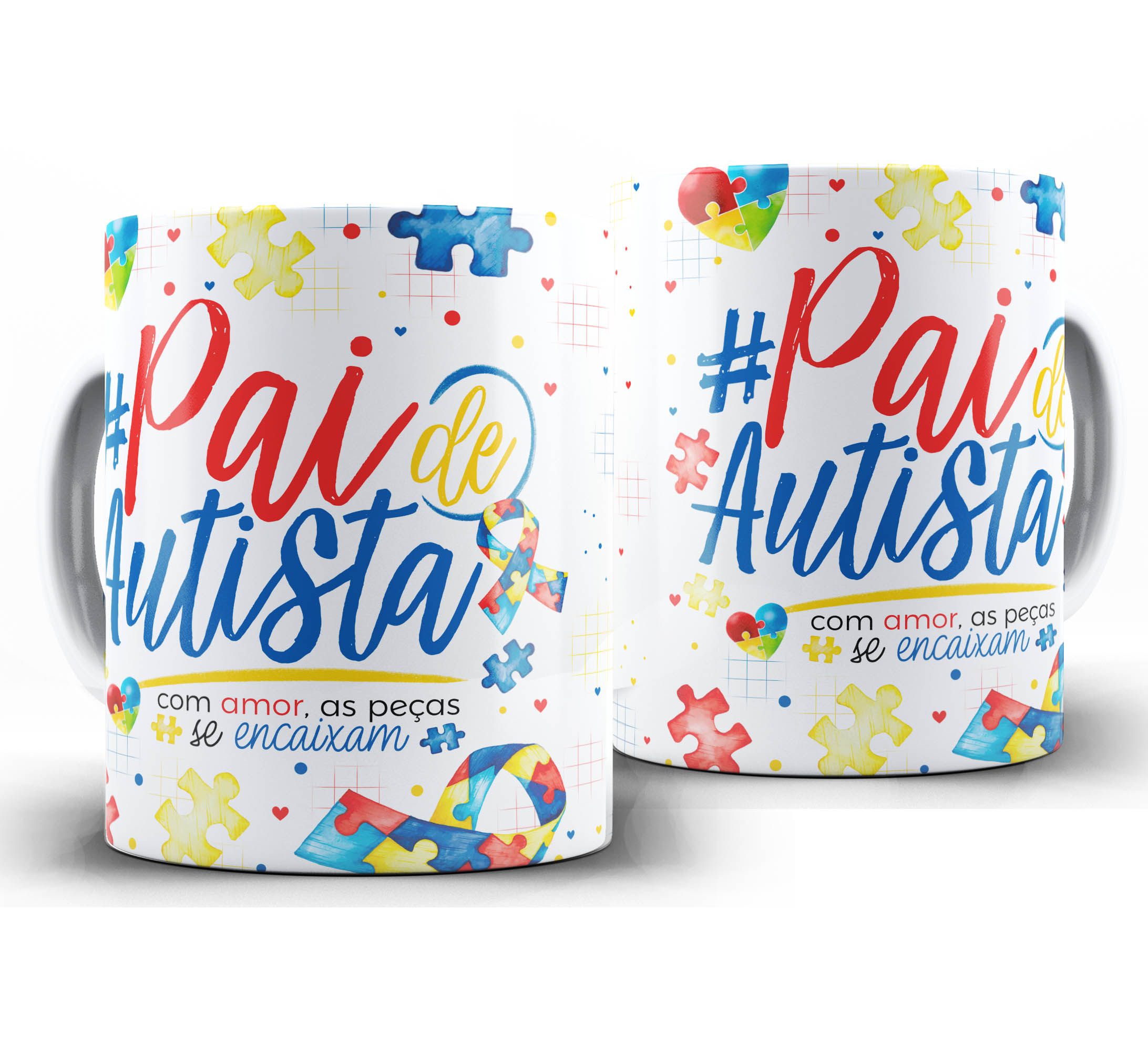 Caneca Autismo - Pai de Autista A2