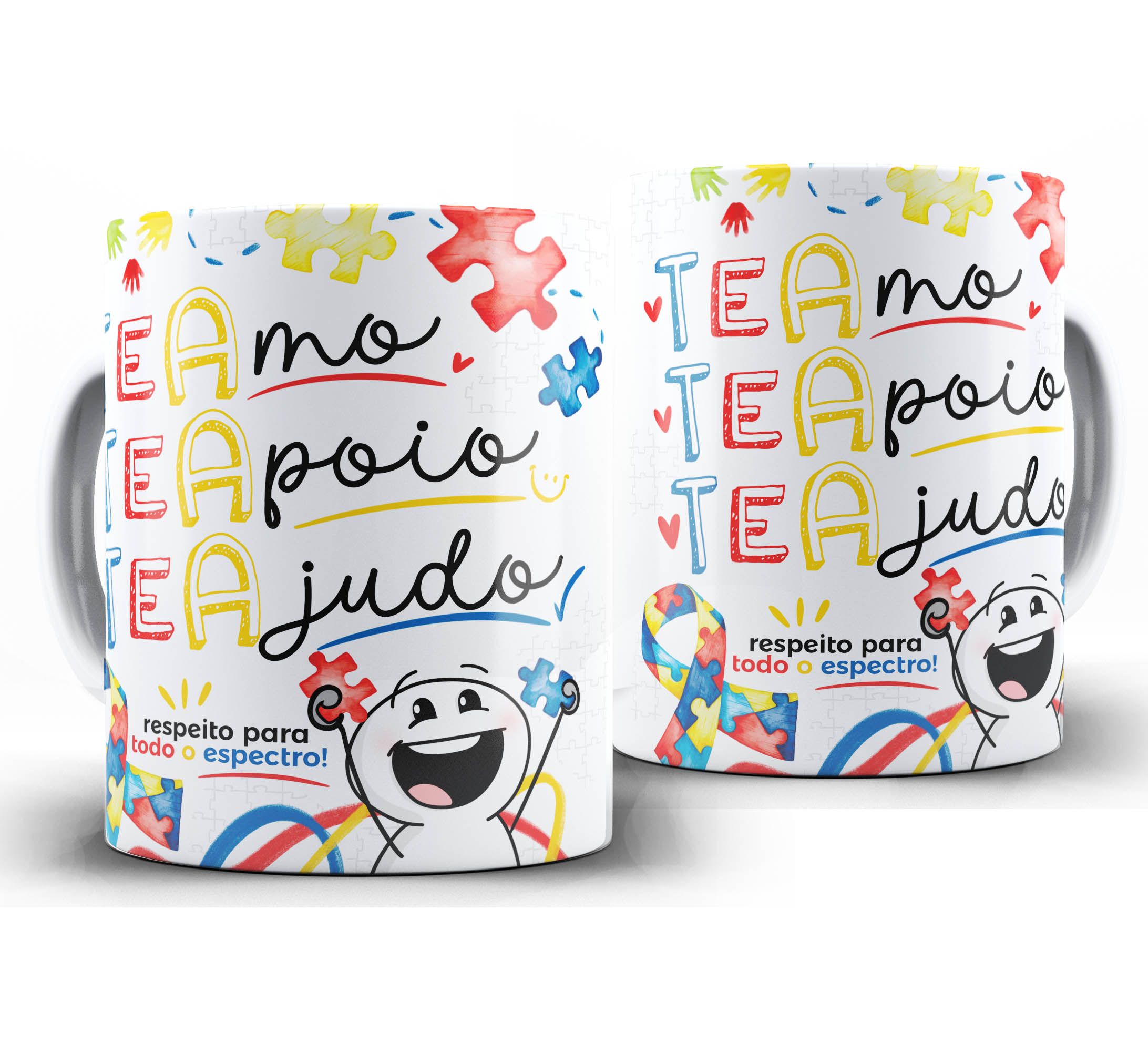 Caneca Autismo - Respeito para todo o aspecto A1