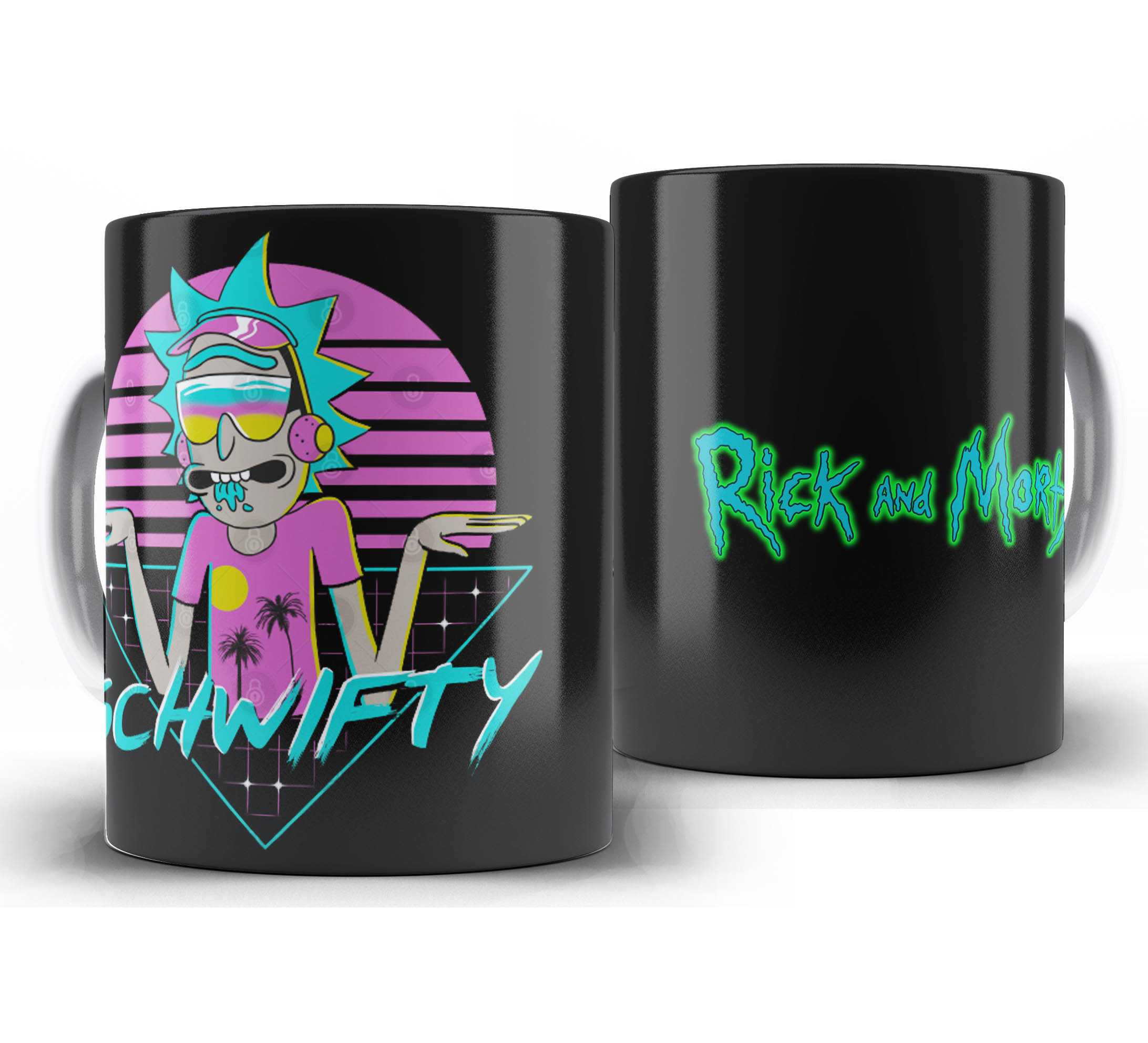 Caneca Desenho - Rick And Morty A2