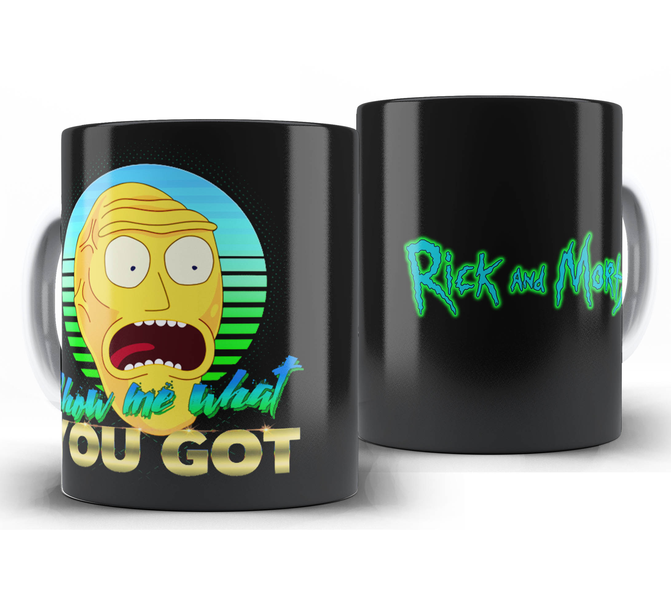 Caneca Desenho - Rick And Morty A6
