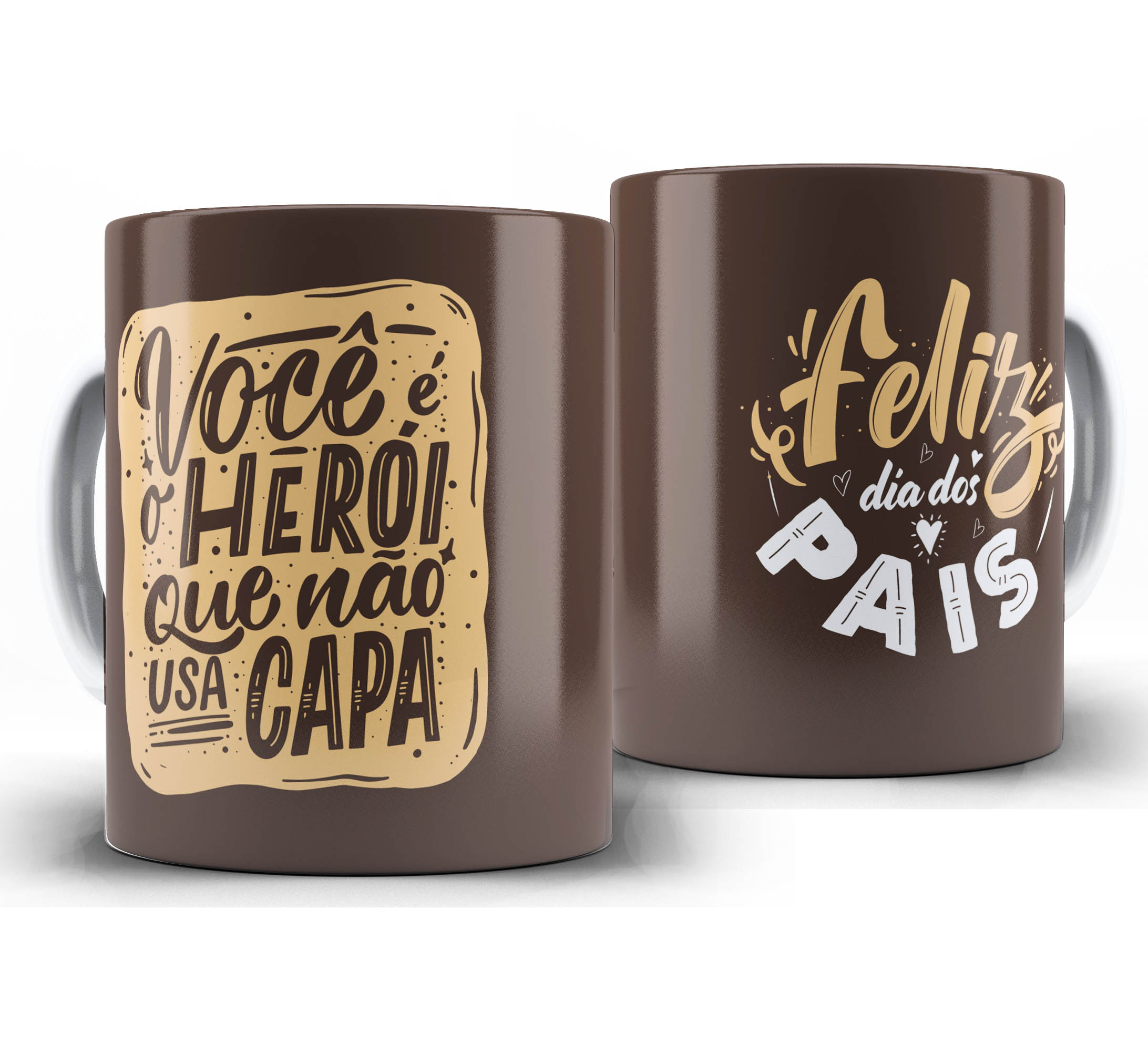 Caneca dia dos Pais W10 - Você é o Herói que Não usa Capa