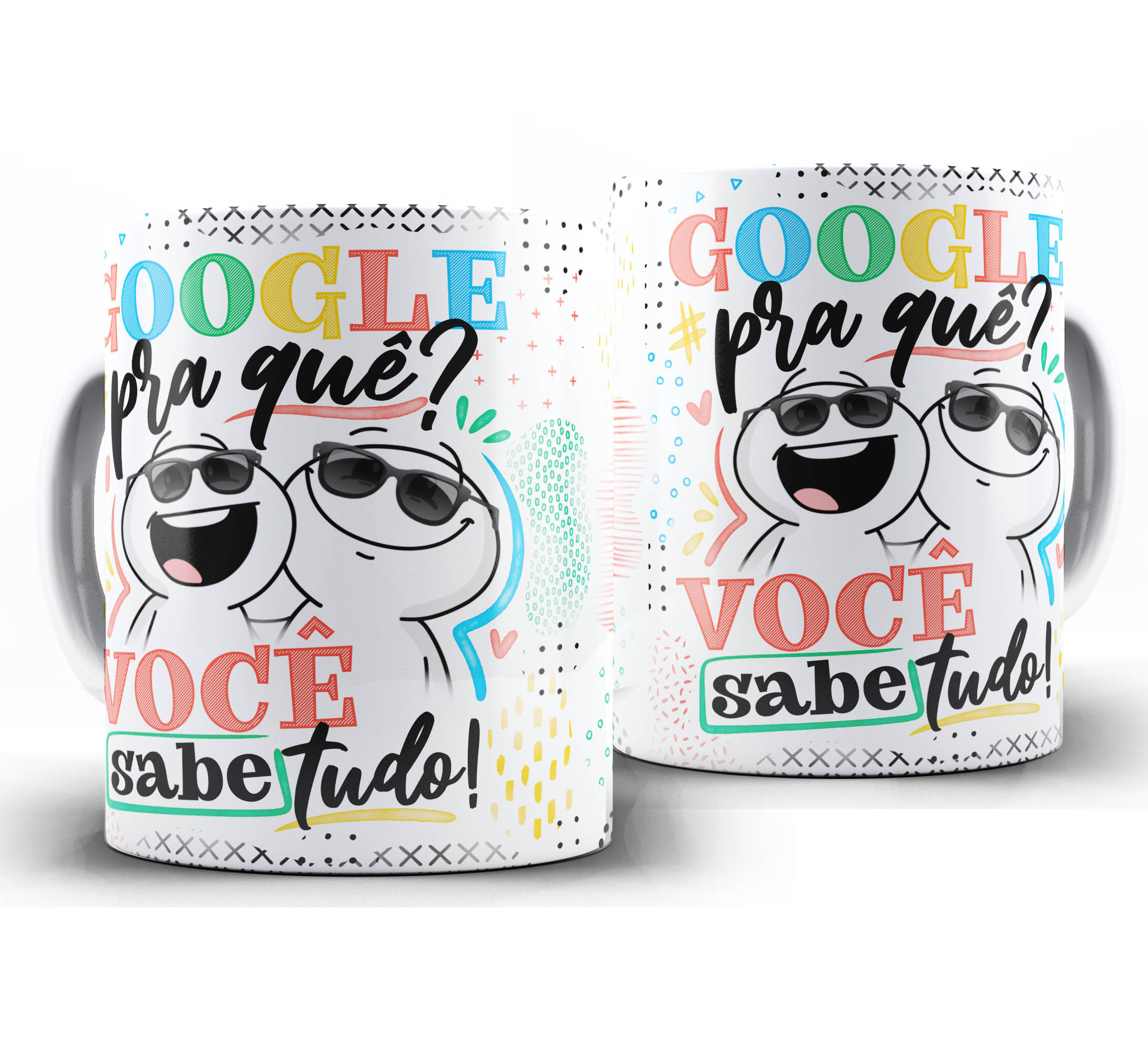 Caneca dia dos Pais W37 - Google pra que