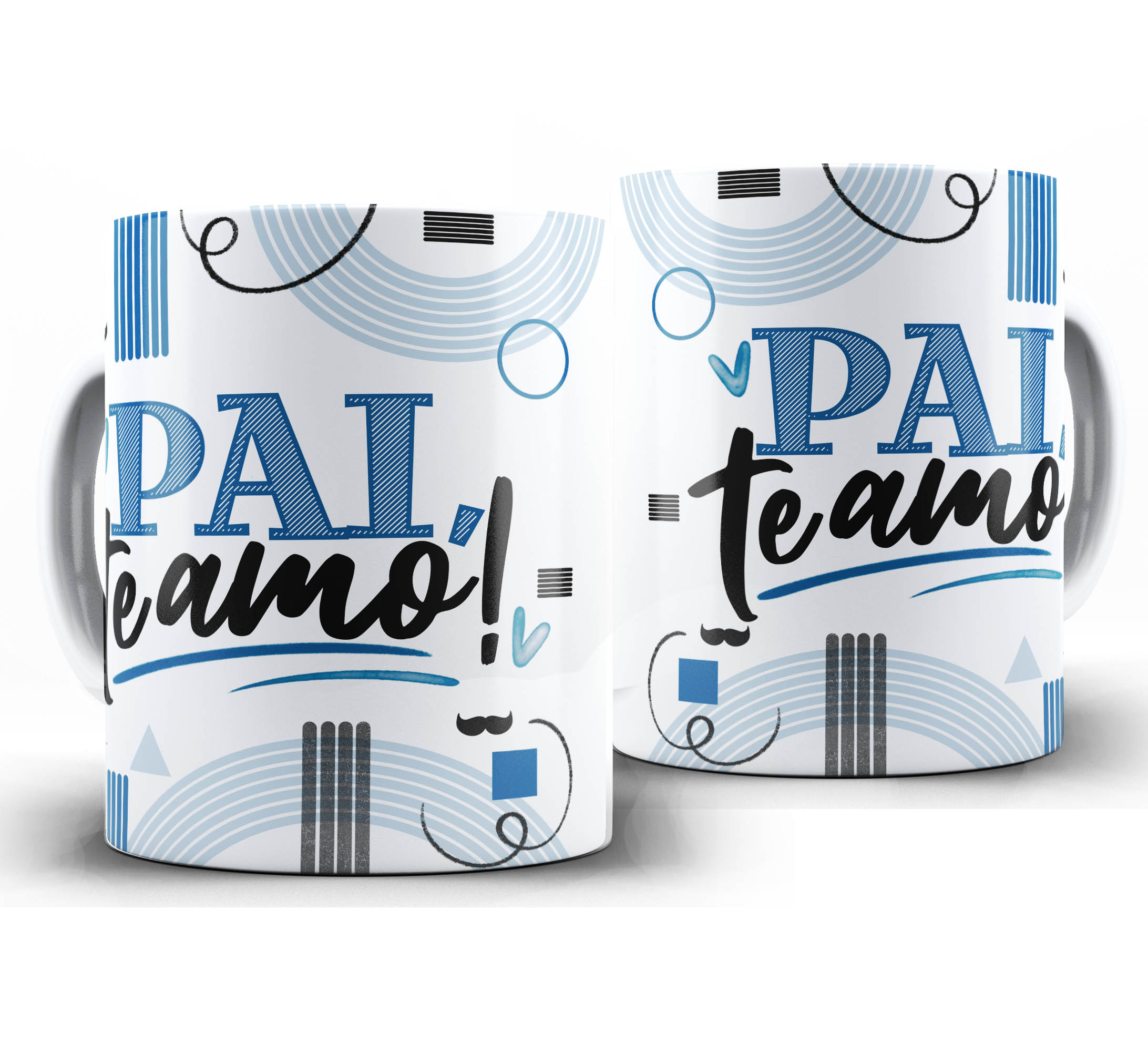Caneca dia dos Pais W40 - Pai te amo
