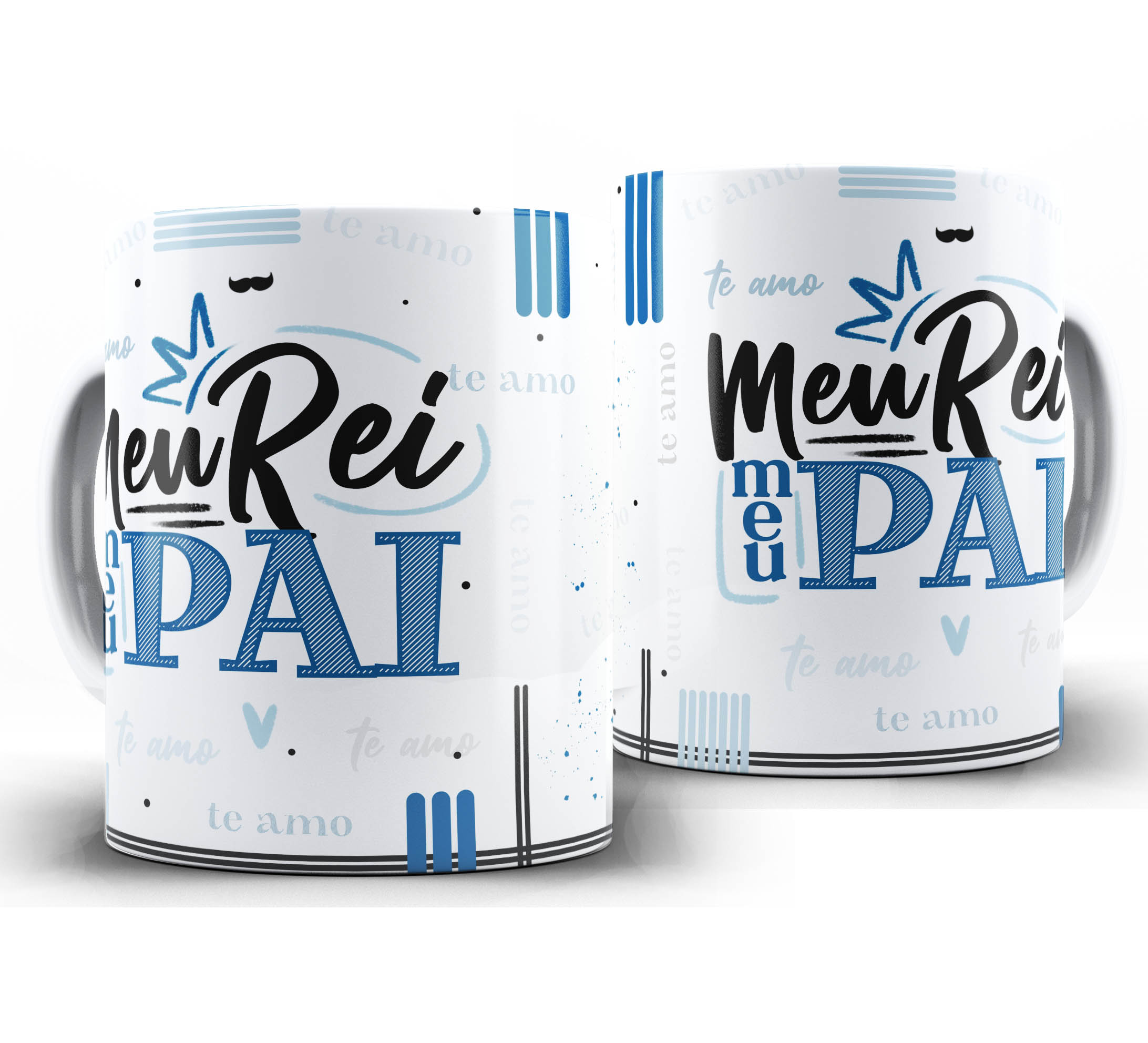 Caneca dia dos Pais W44 - Meu Rei meu Pai