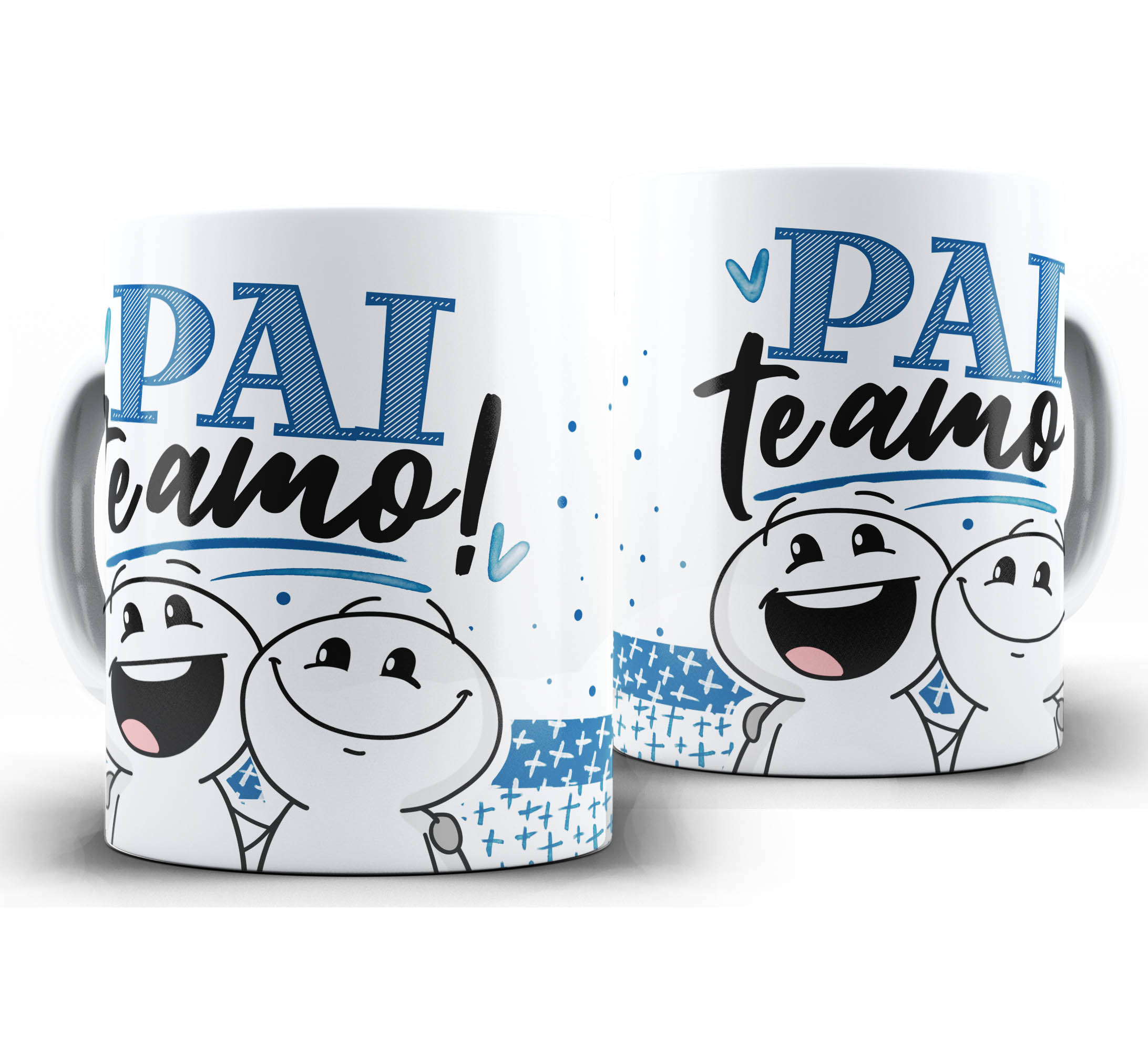 Caneca dia dos Pais W45 - Pai te amo