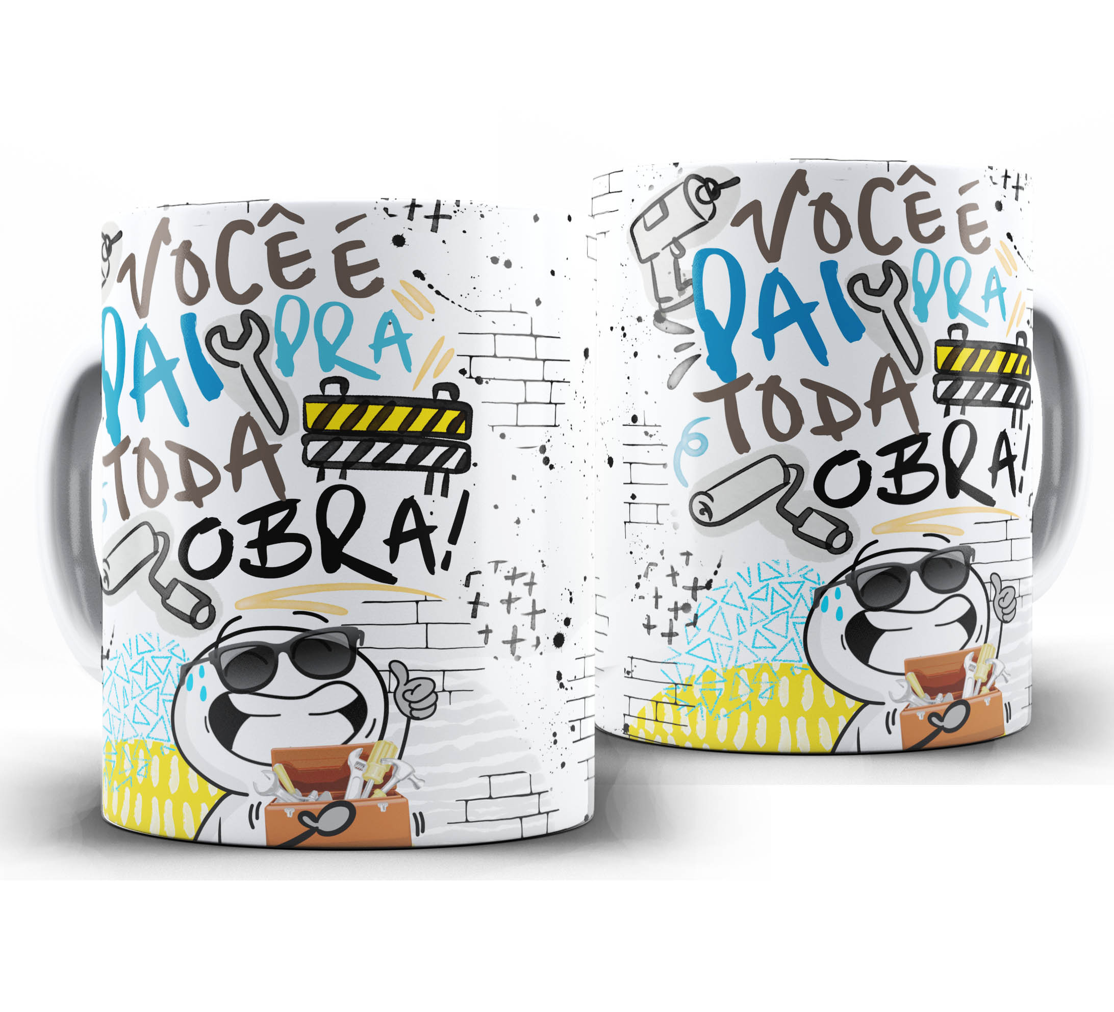 Caneca dia dos Pais W48 - Pai Para Toda Obra