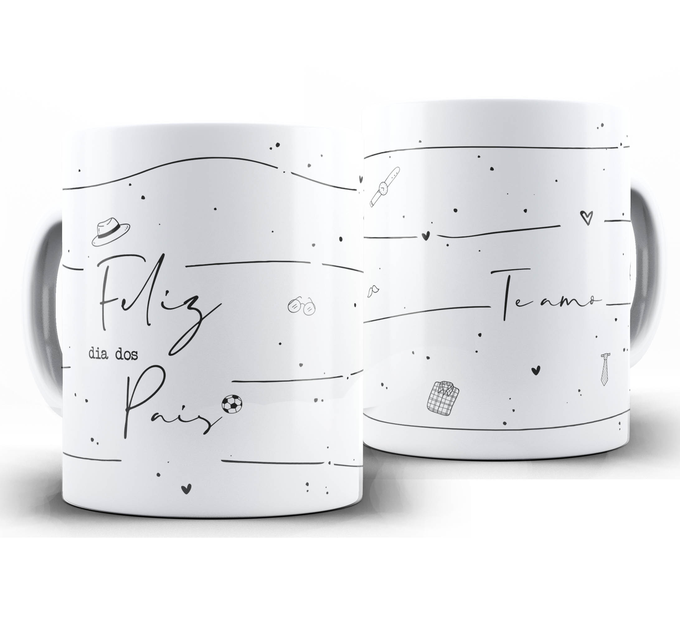 Caneca dia dos Pais W52 - Te amo