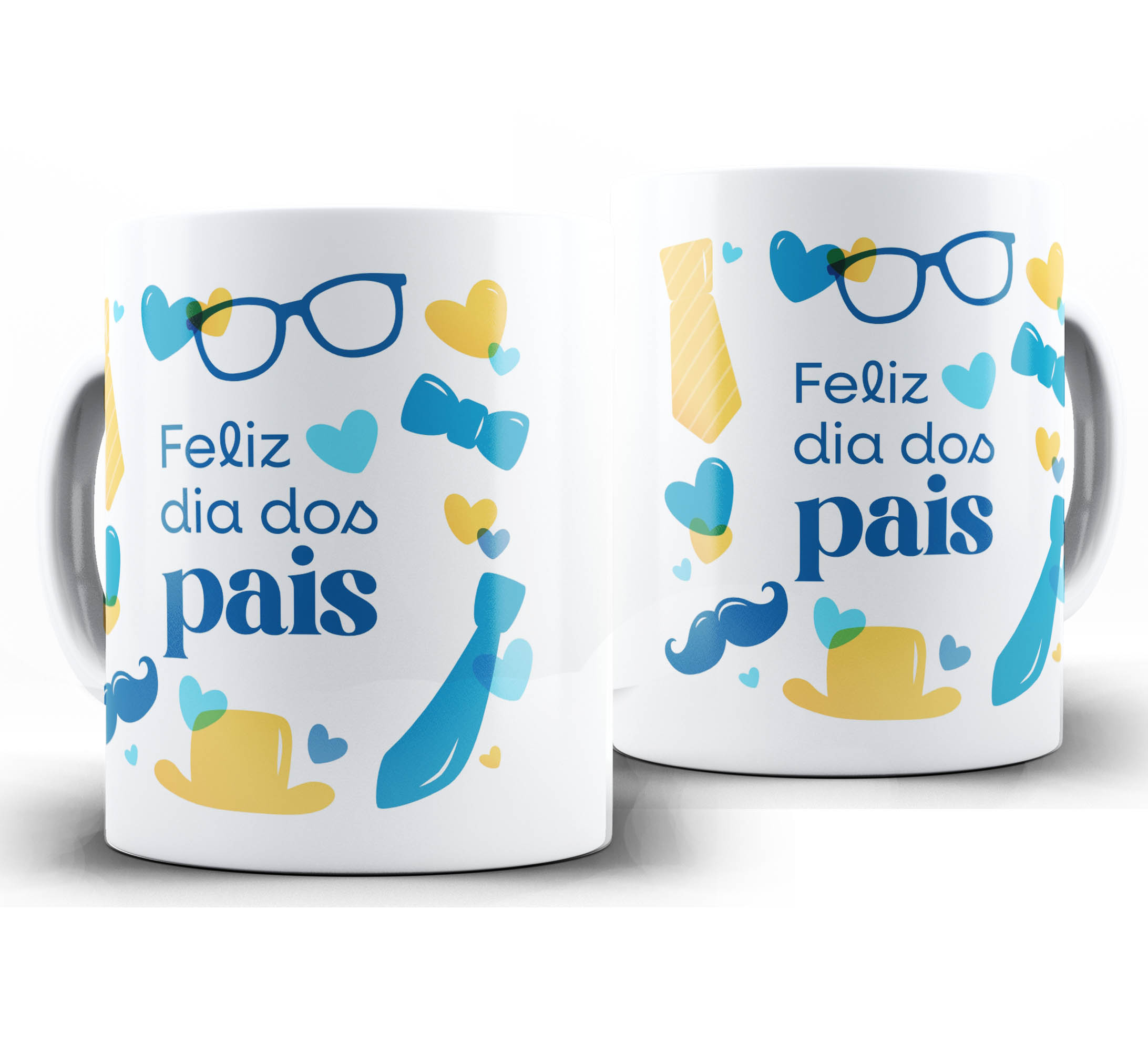Caneca dia dos Pais W58 - Feliz dia dos Pais