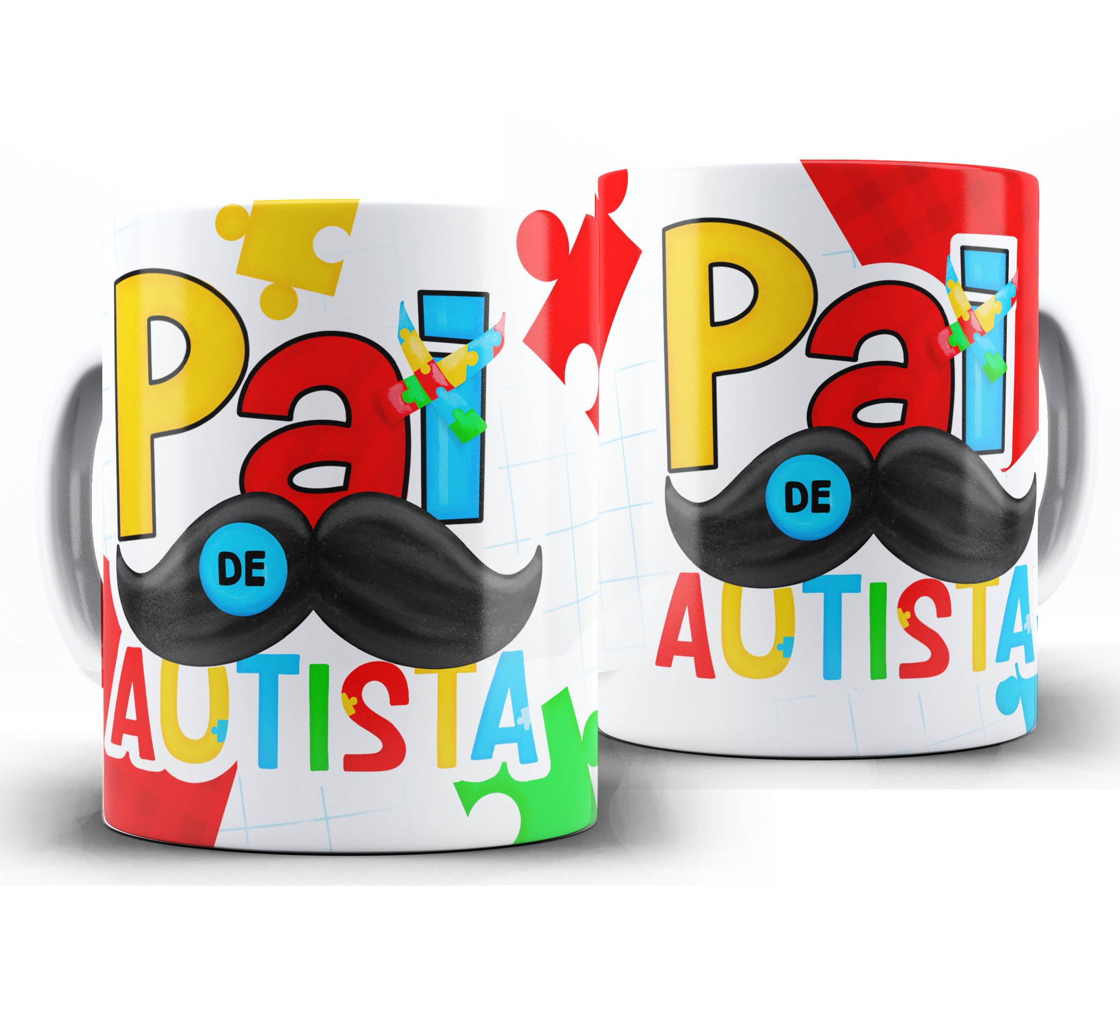 Caneca dia dos Pais W74 - Pai de Autista