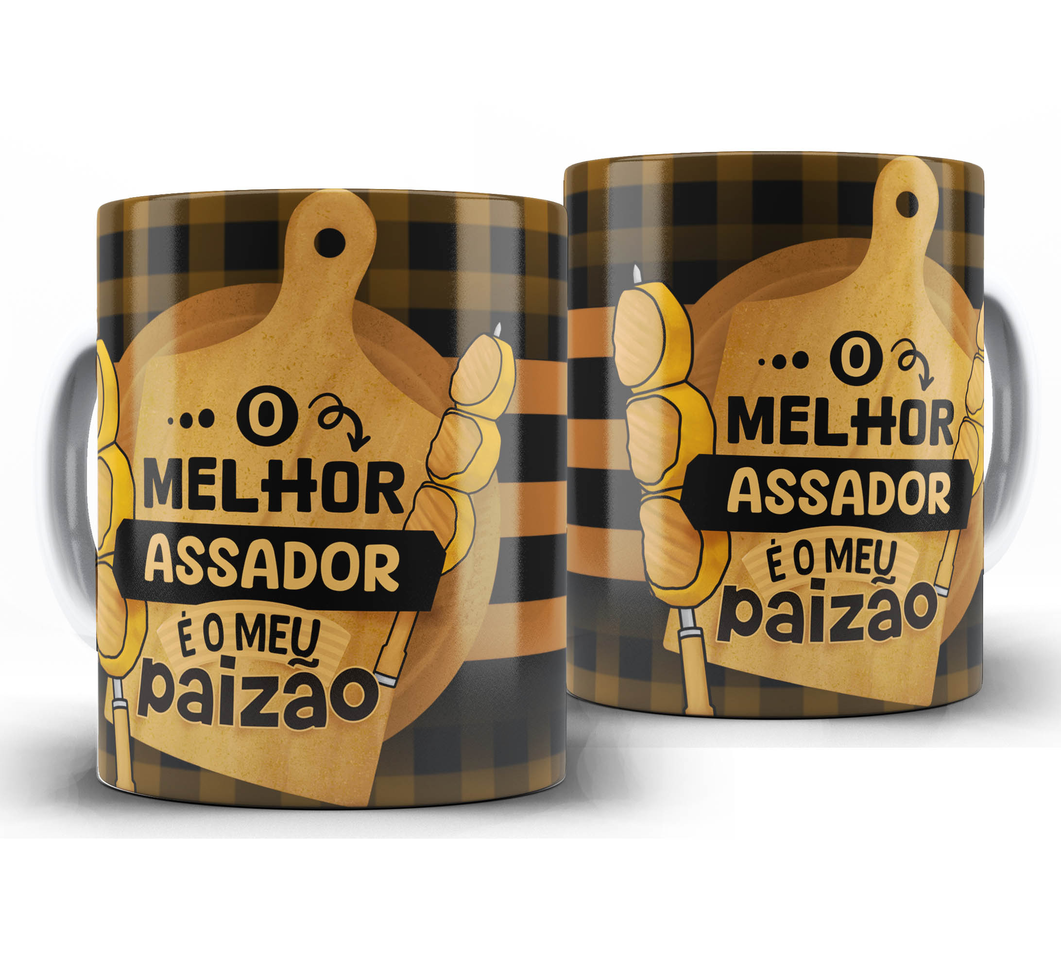 Caneca dia dos Pais W78 - O melhor Assador é o meu Paizão