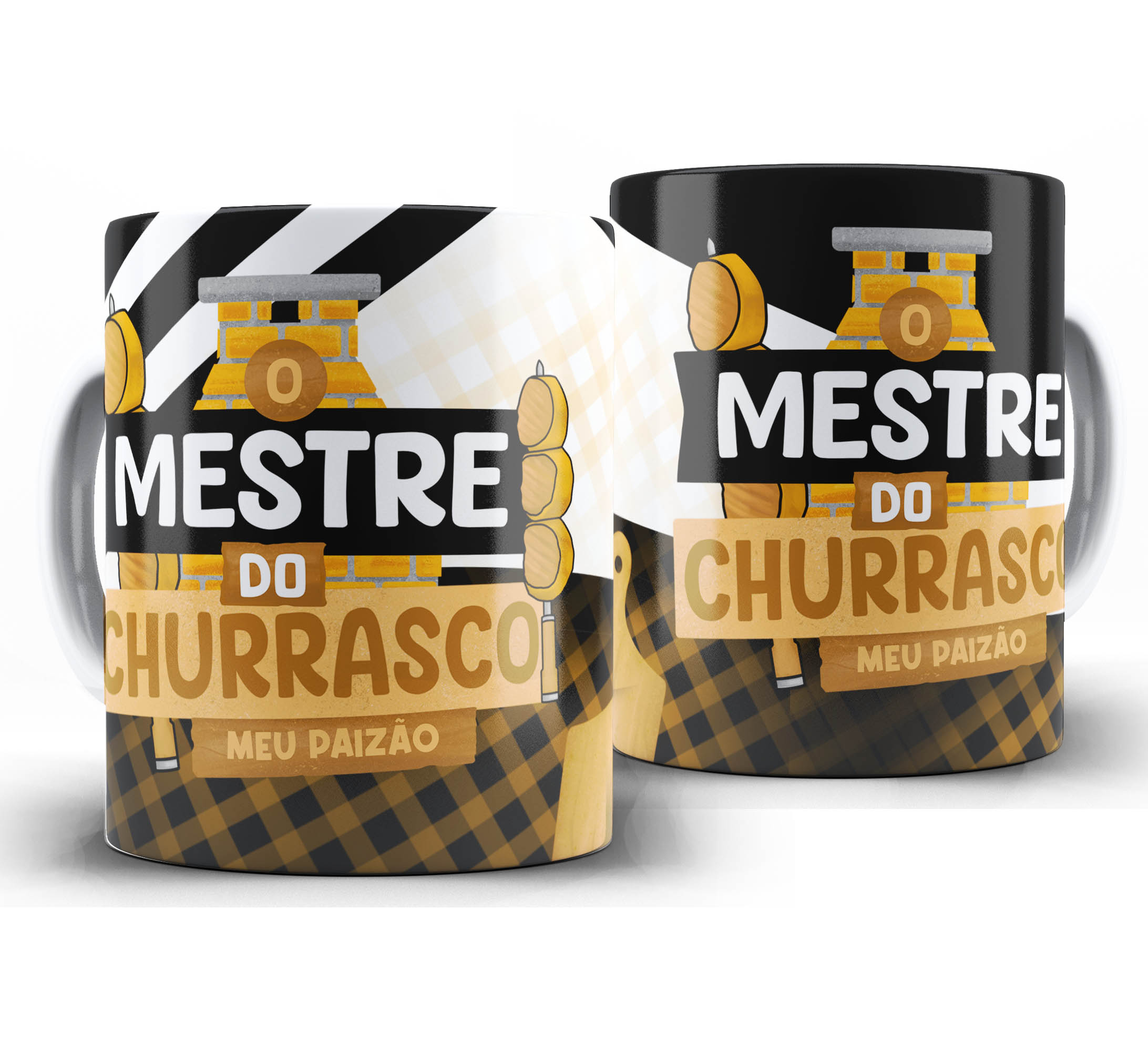 Caneca dia dos Pais W79 - O Mestre do Churrasco