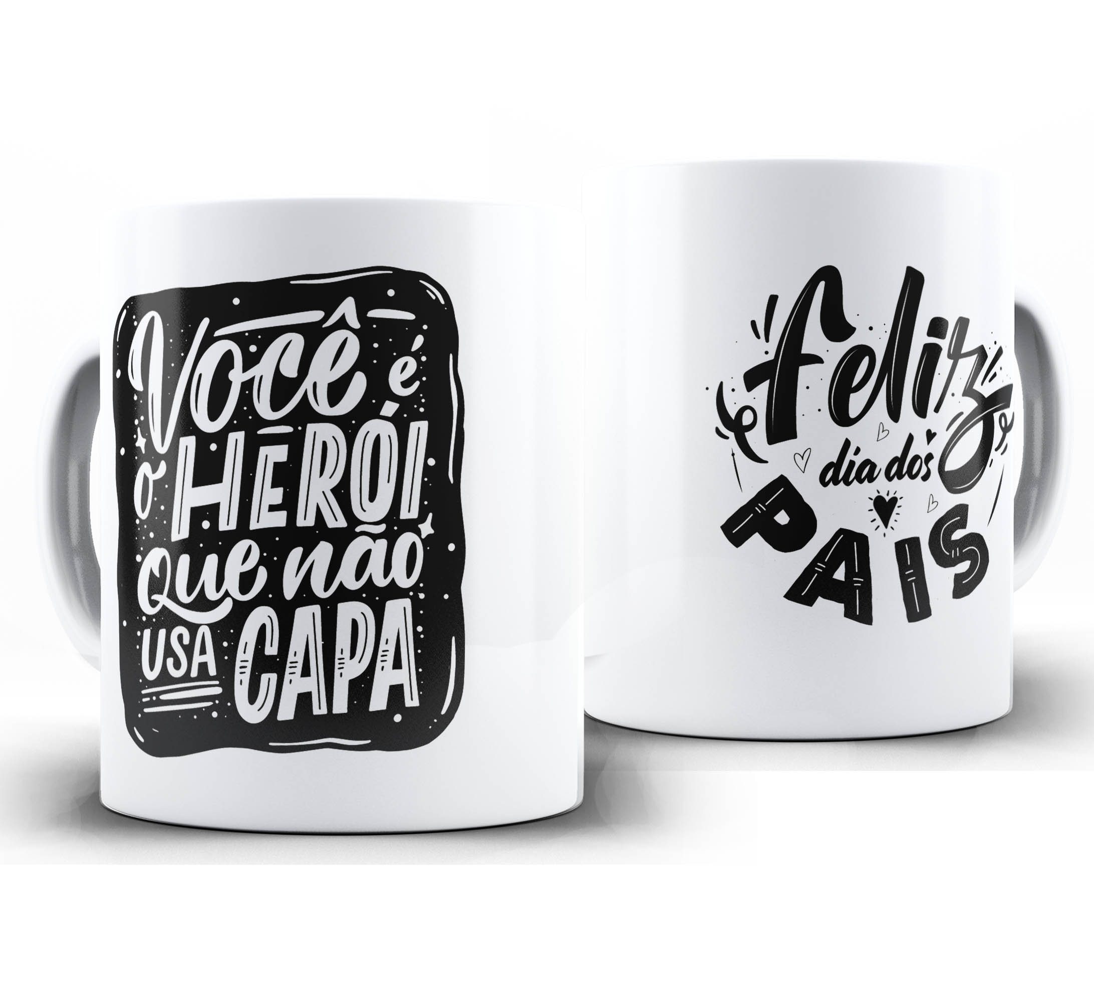 Caneca dia dos Pais W9 - Você é o Herói que Não usa Capa