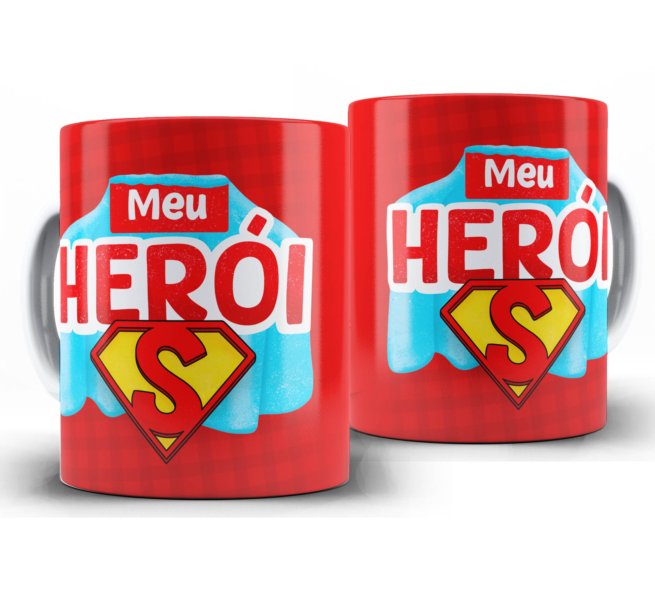 Caneca dia dos Pais W90 - Meu Herói
