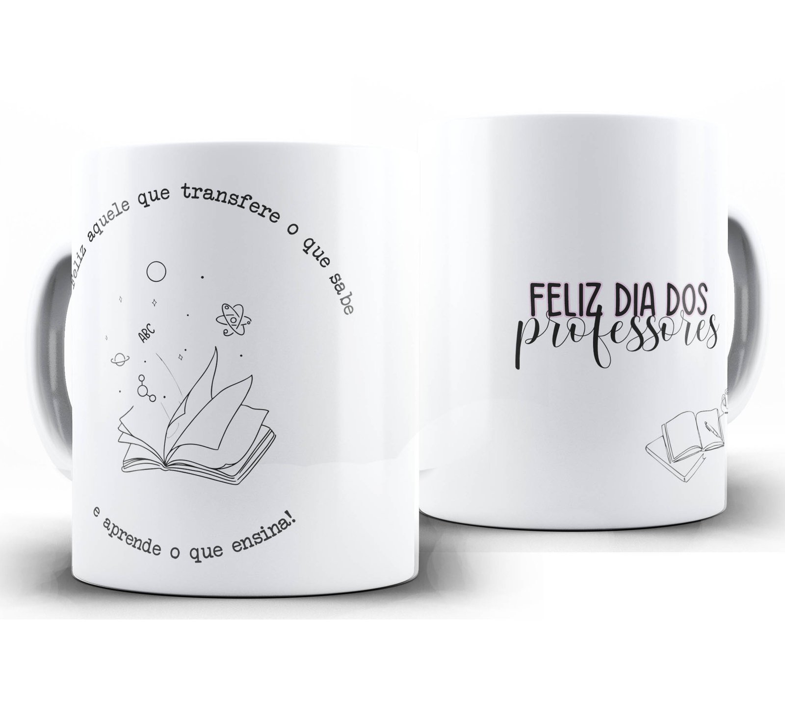 Caneca Dia dos Professores W76 - Feliz dia dos Professores - Minima Studio
